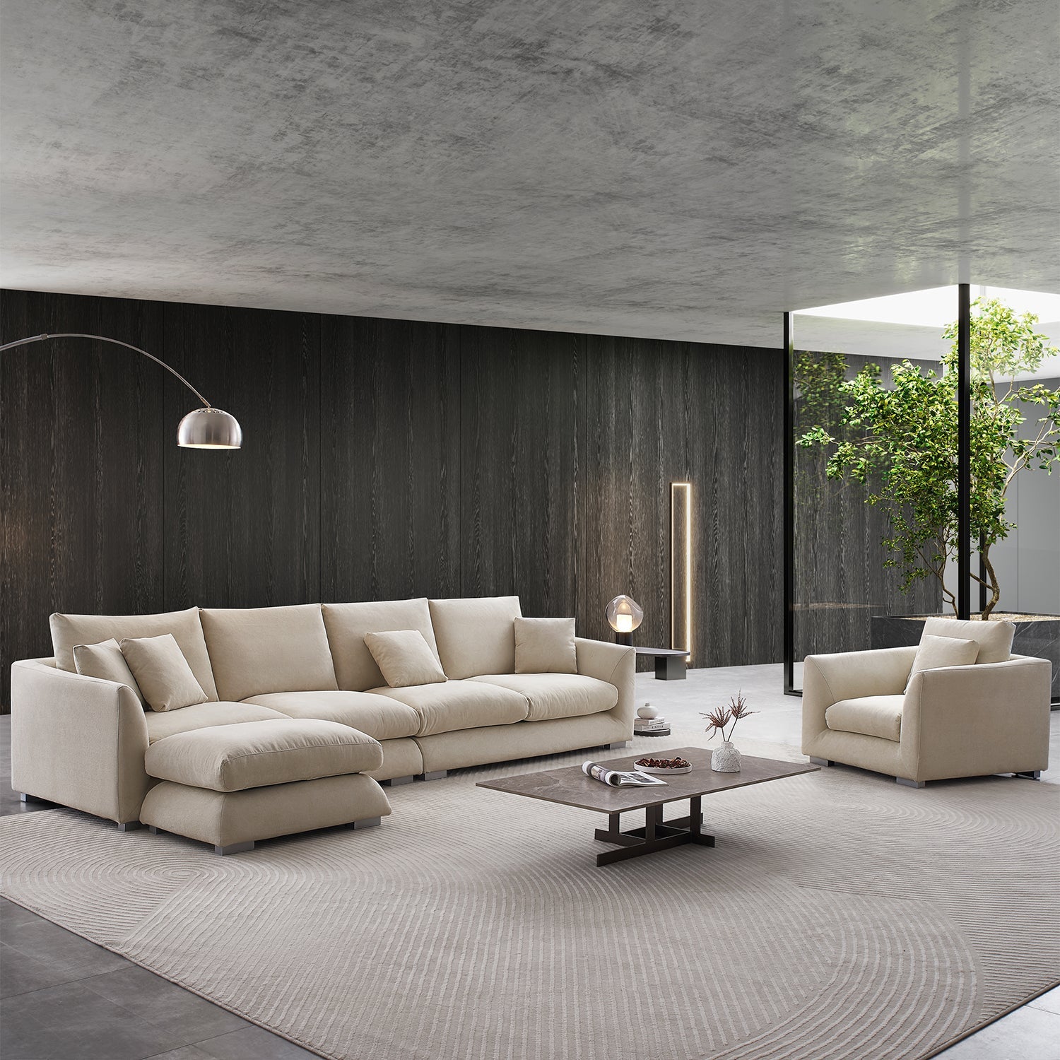 Feathers Sofa Room Set - Mario Capasa