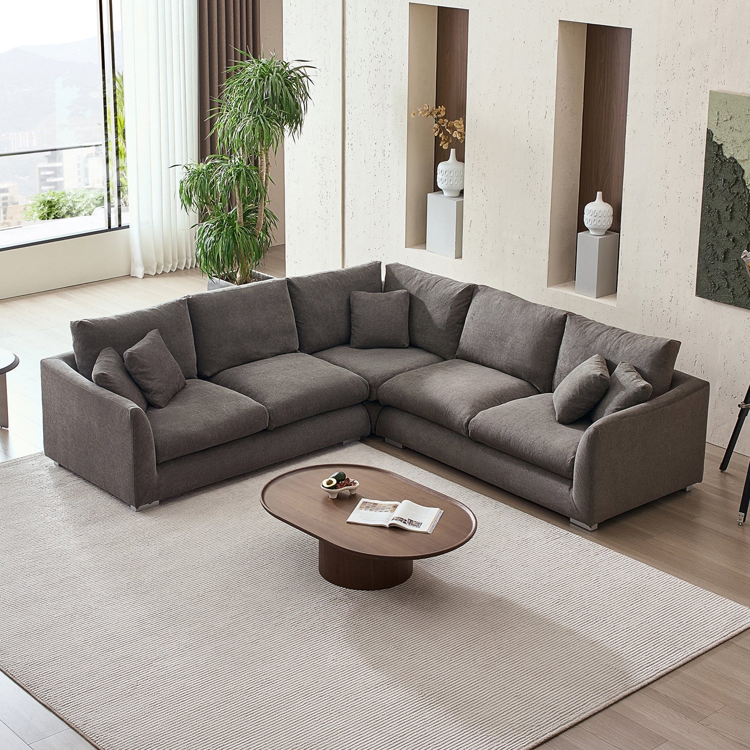 Feathers L Sectional