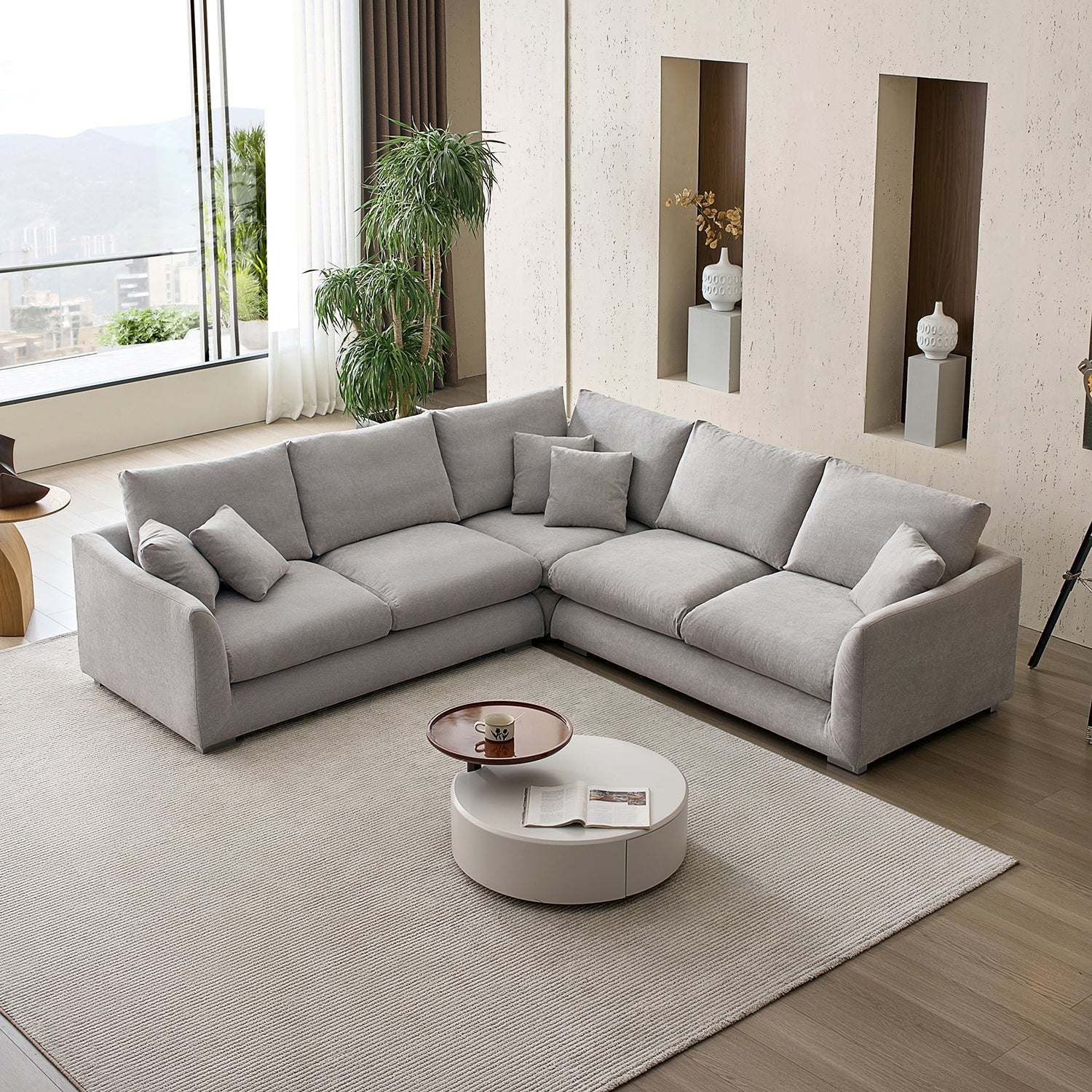 Feathers L Sectional