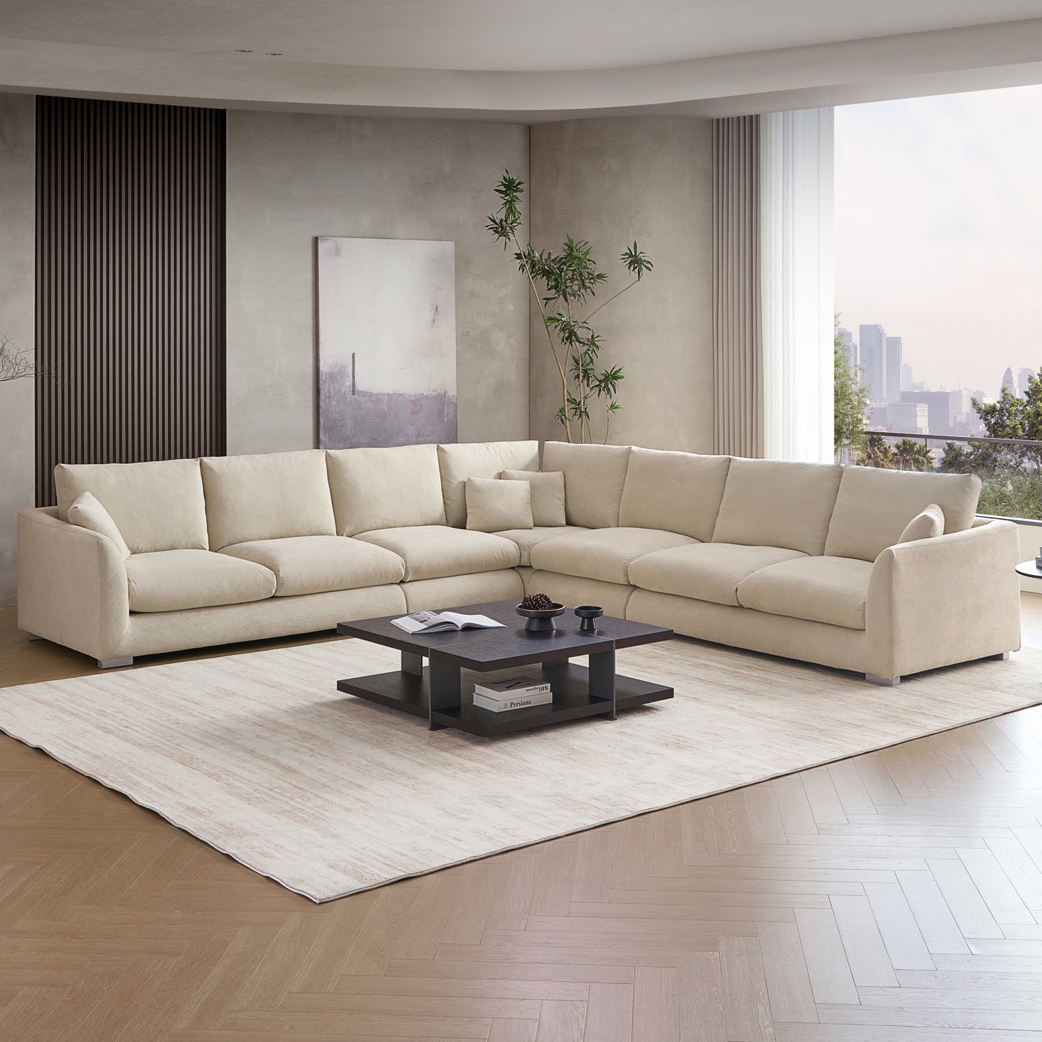 Feathers L Sectional