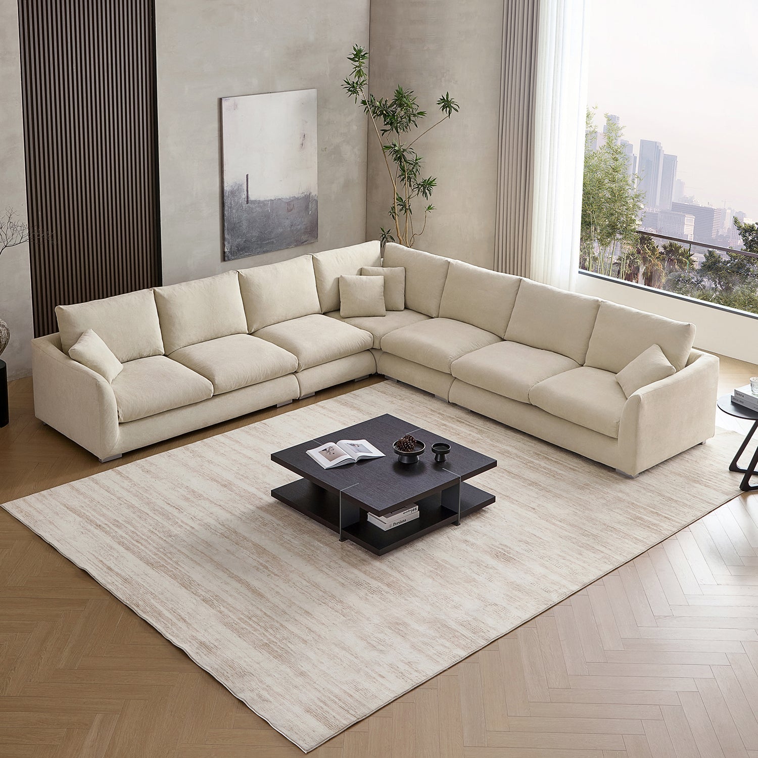 Feathers L Sectional