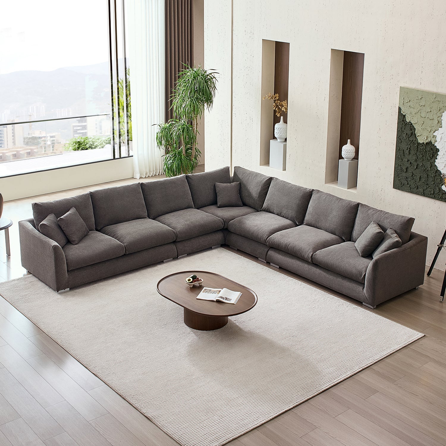 Feathers L Sectional