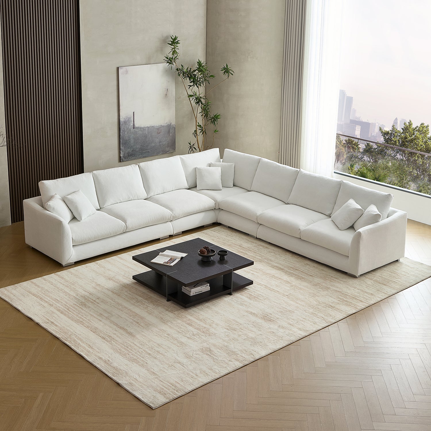 Feathers L Sectional