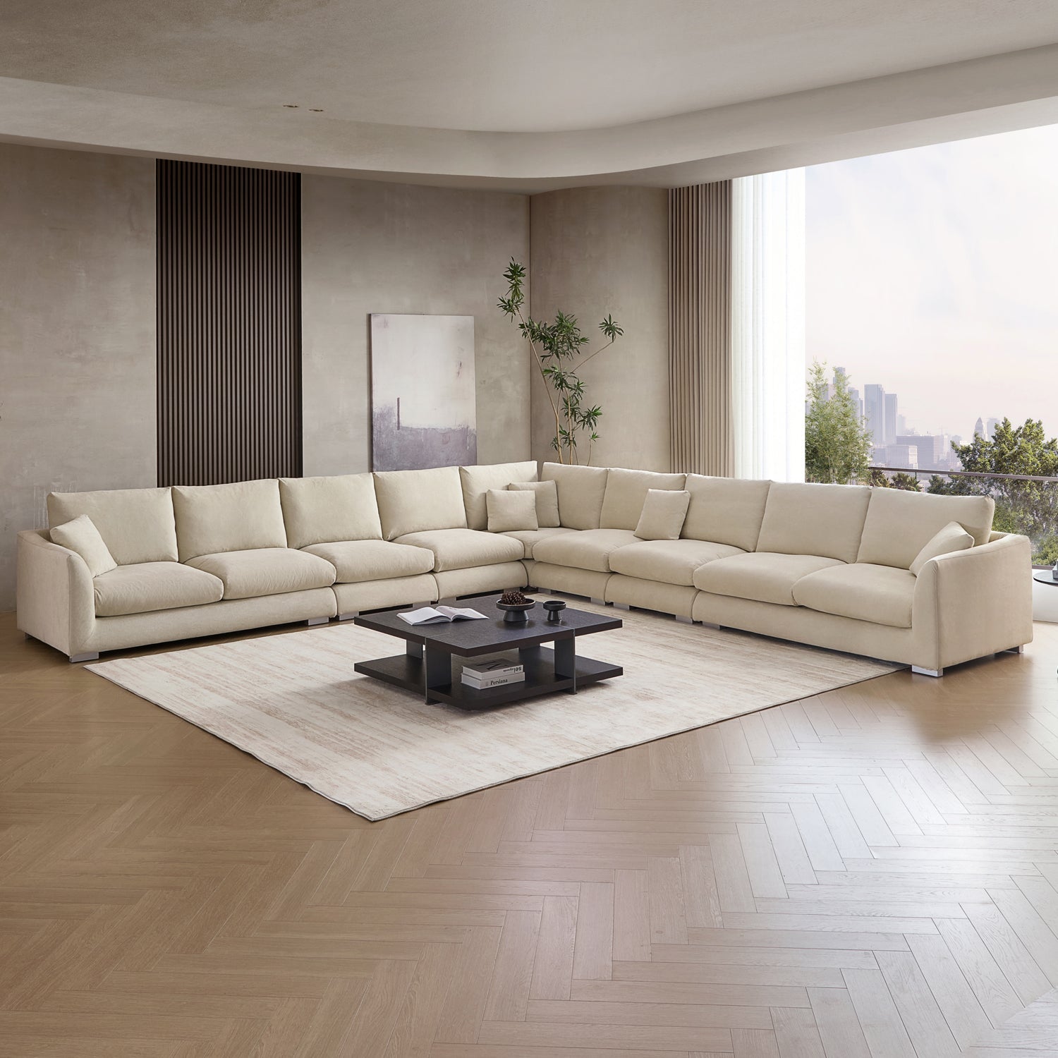 Feathers L Sectional