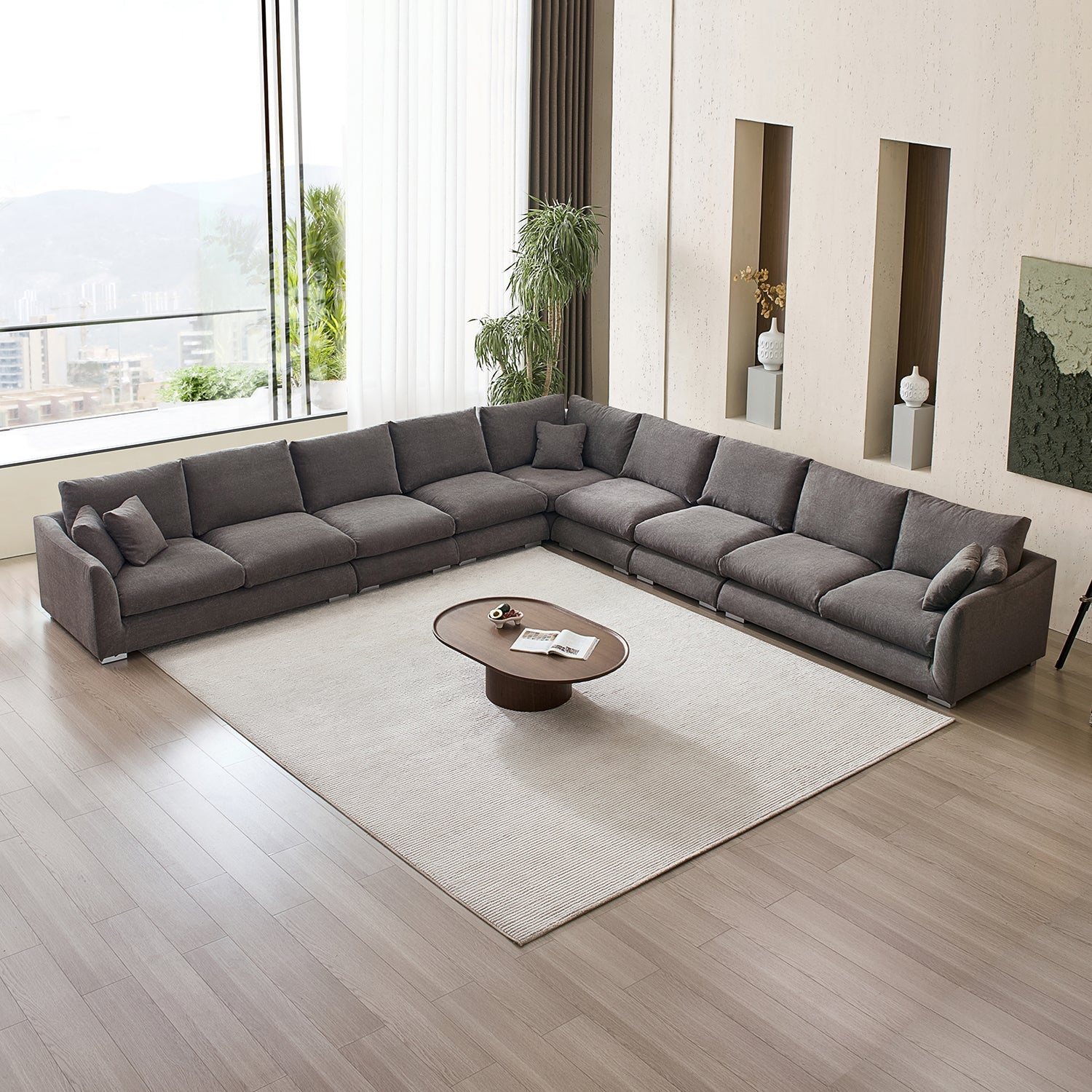 Feathers L Sectional