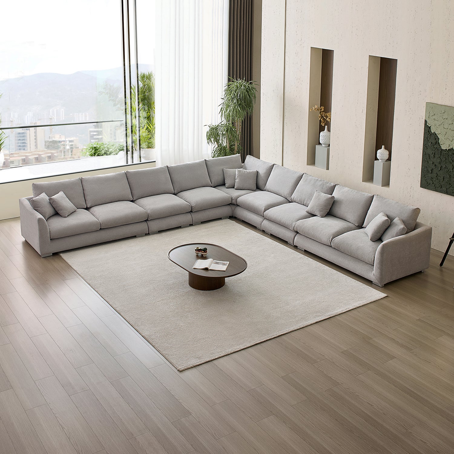 Feathers L Sectional