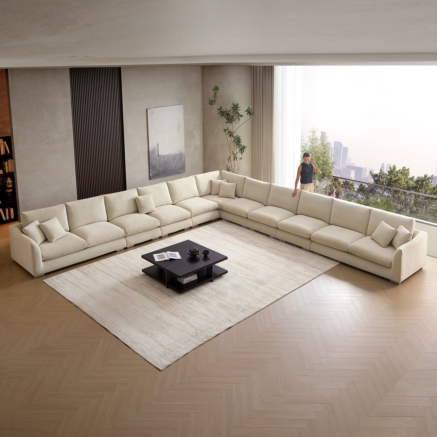 Feathers L Sectional