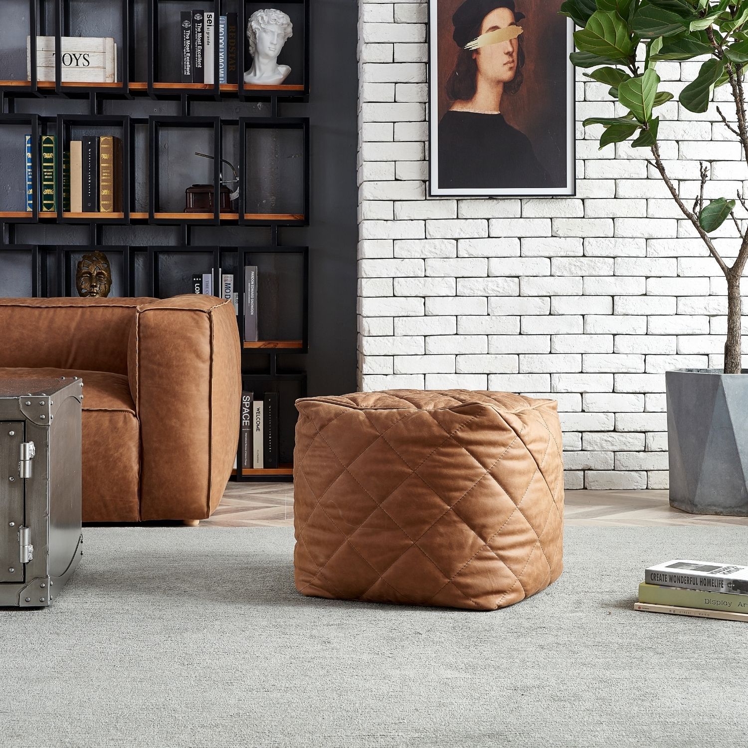 Maroc Pouf Ottoman Chair Foundry 