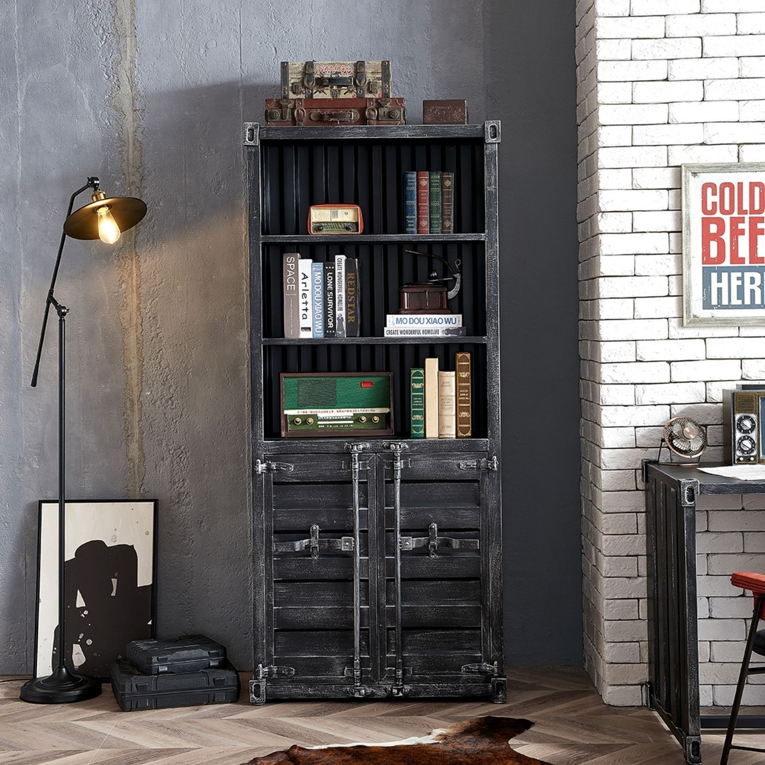 Hargrave Bookcase Storage Foundry 