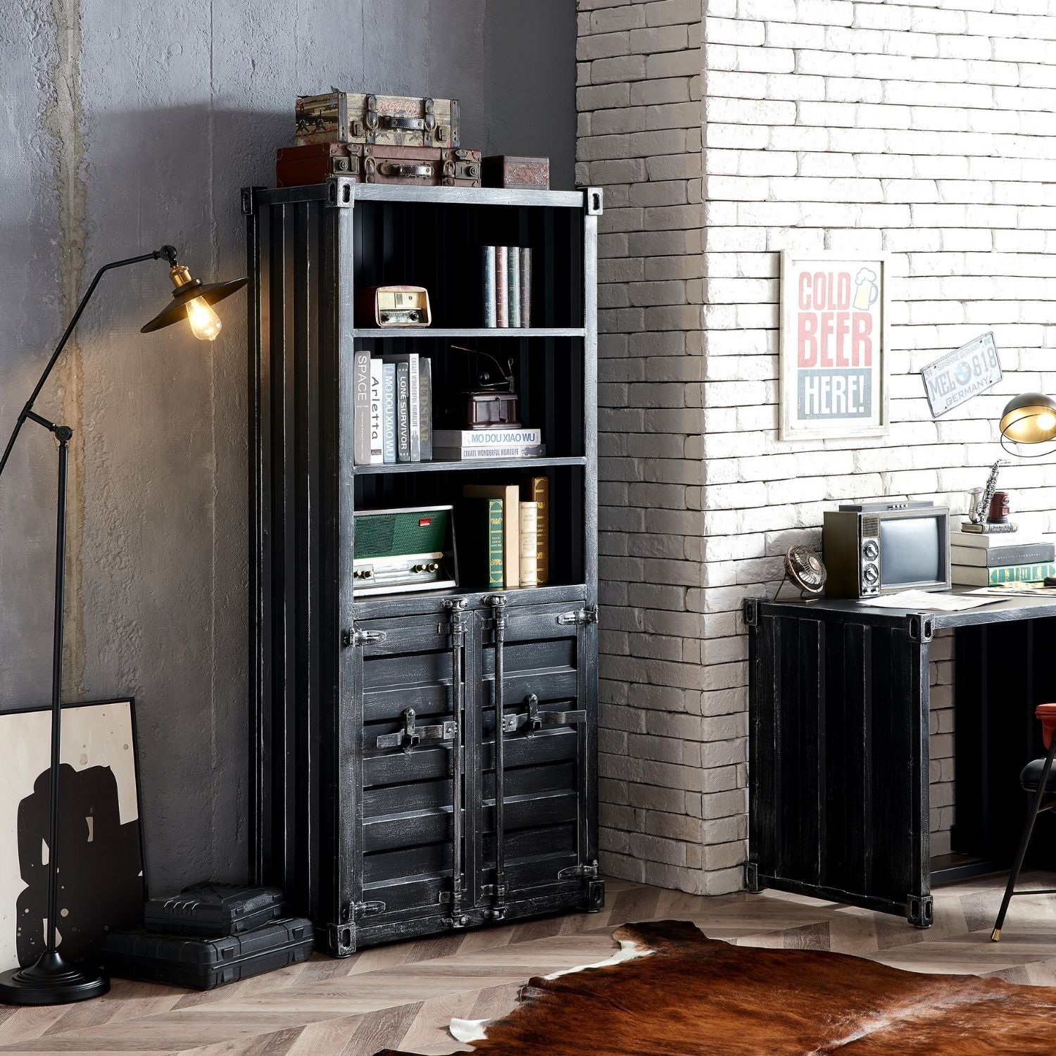 Hargrave Bookcase Storage Foundry 