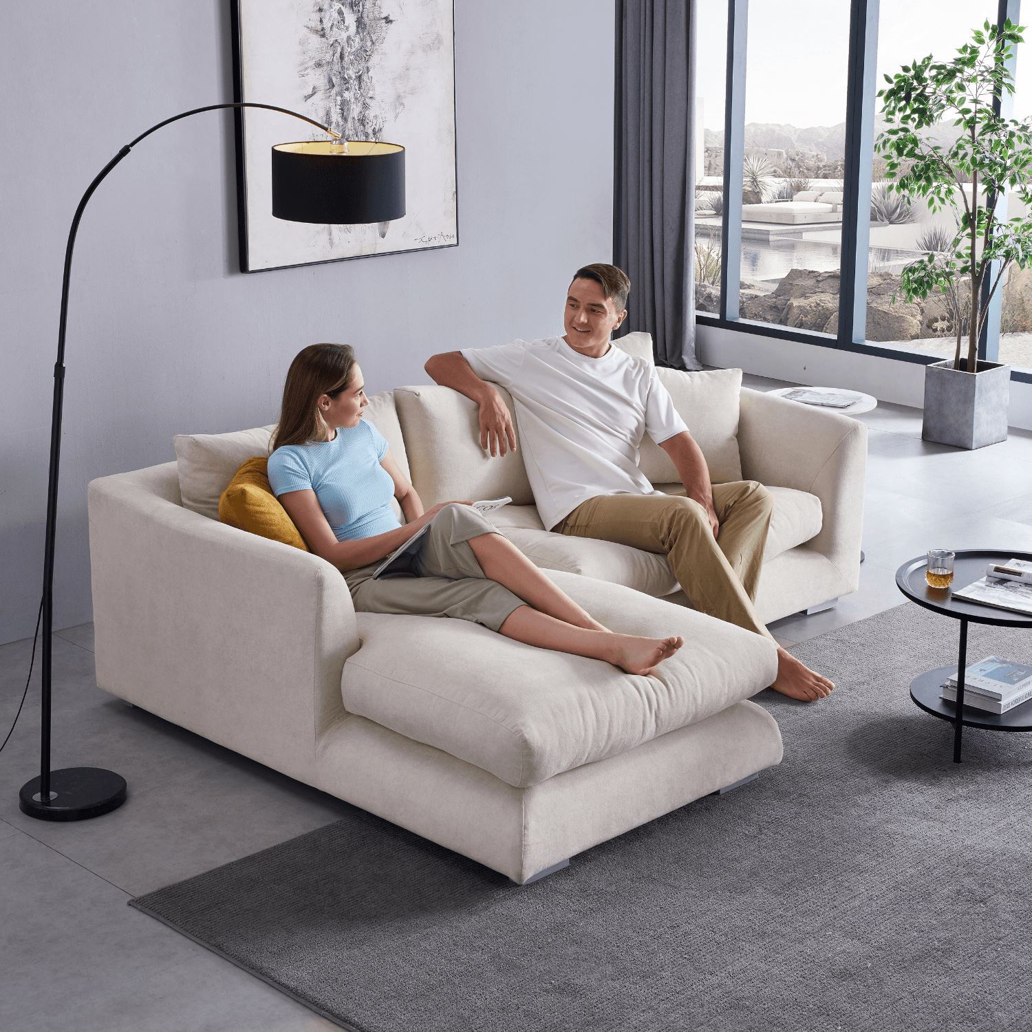 Feathers Sectional Sofa Mario Capasa 