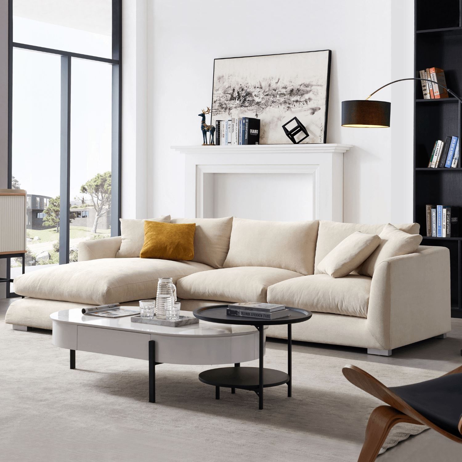 Feathers Sectional Sofa Mario Capasa 