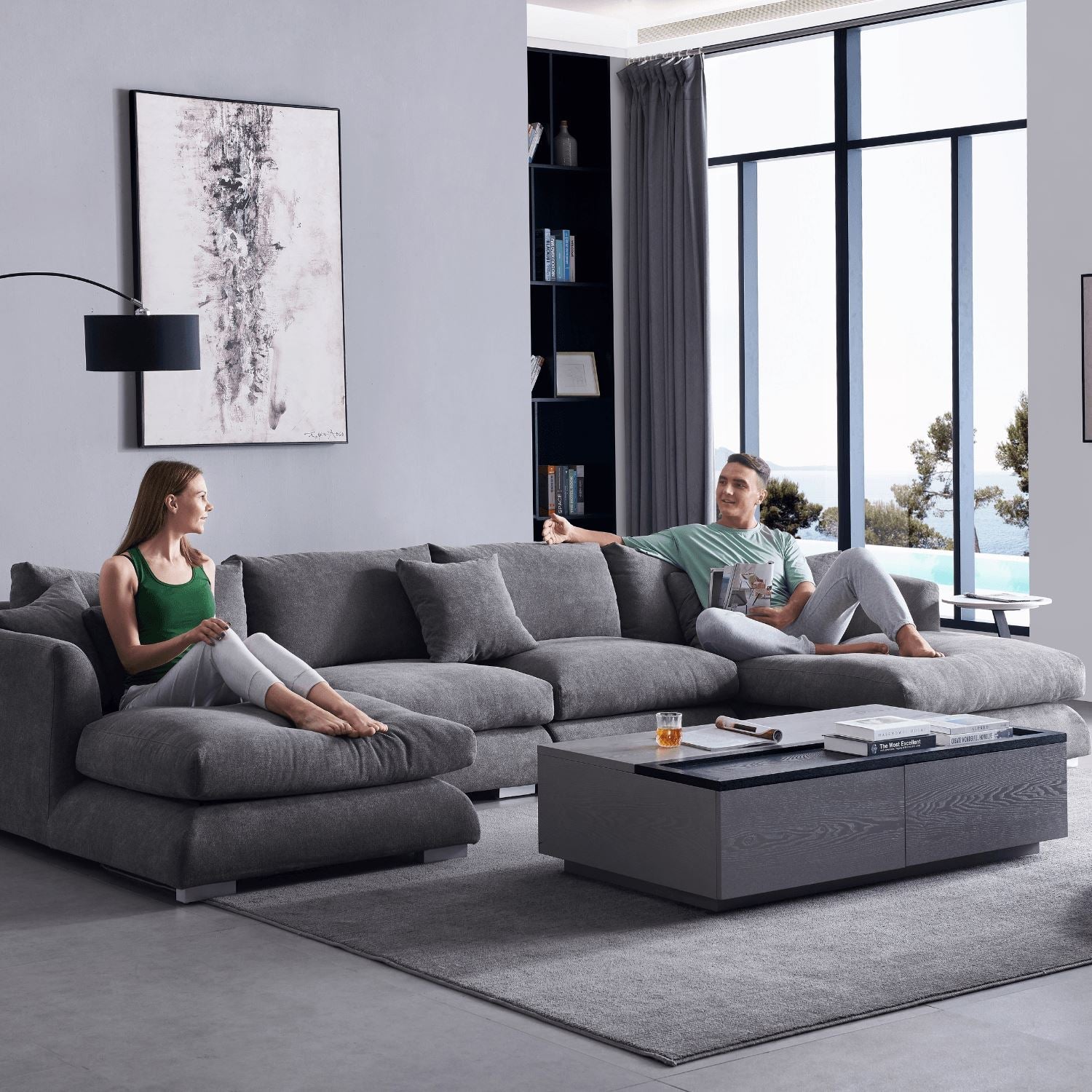 Feathers U-Sectional - Valyou 