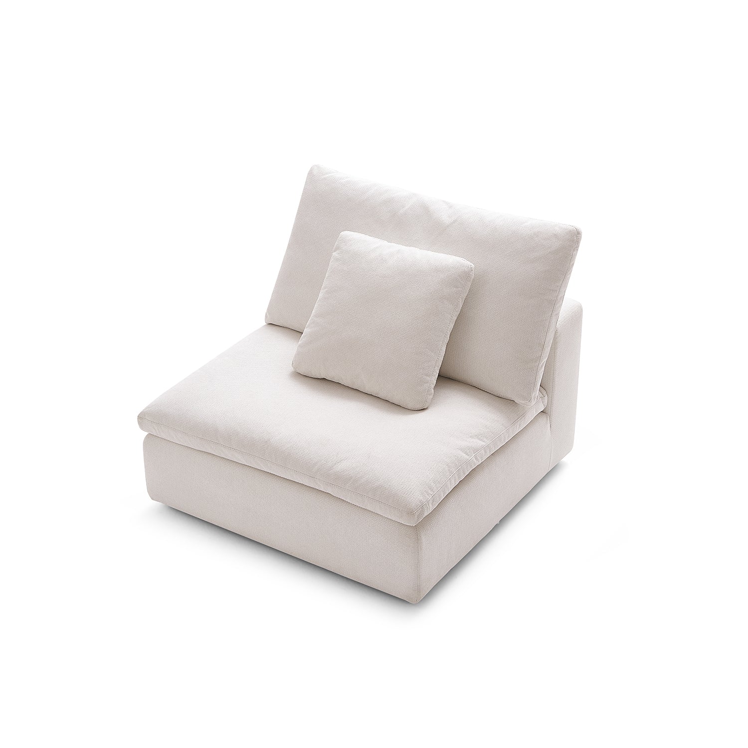 Malibu Cloud Couch Armless Modular Seat