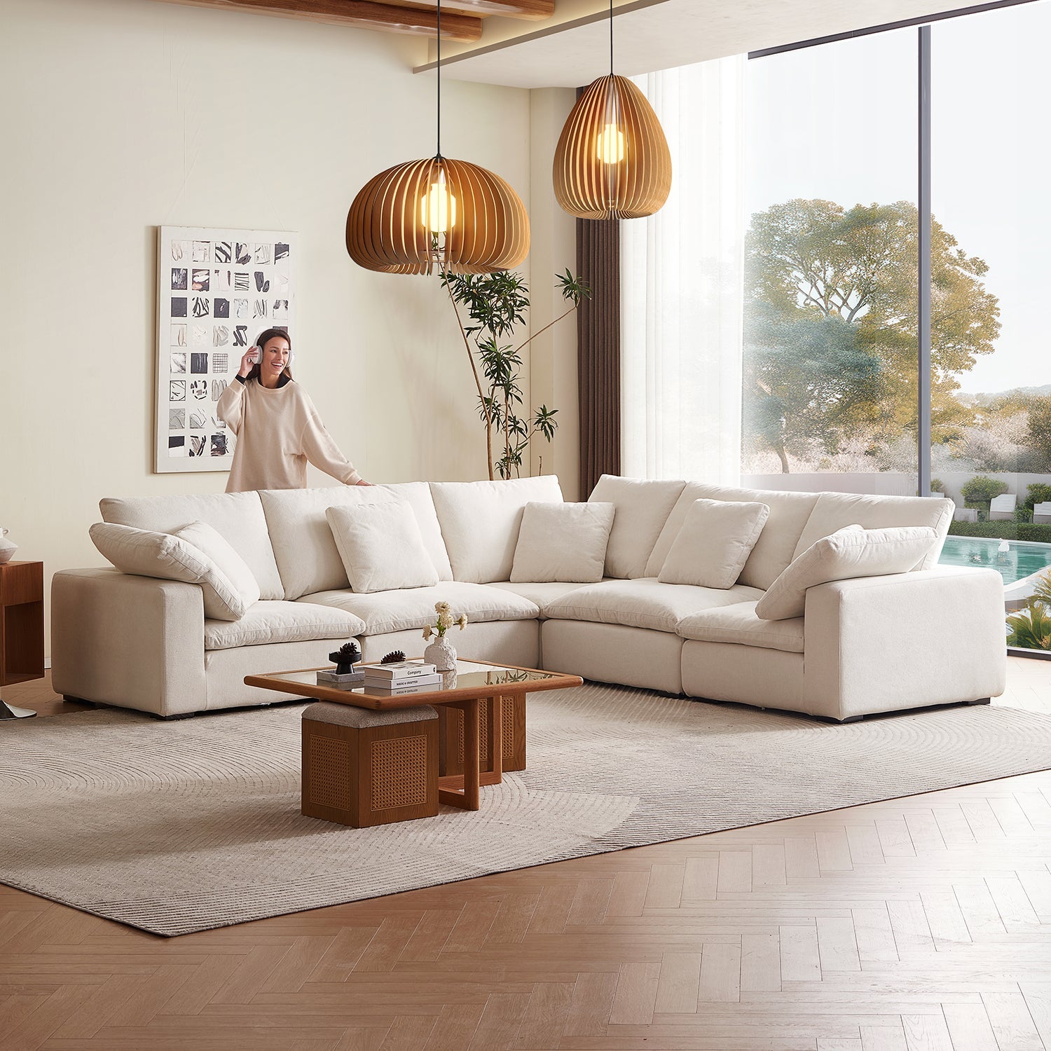 Malibu Cloud L Sectional