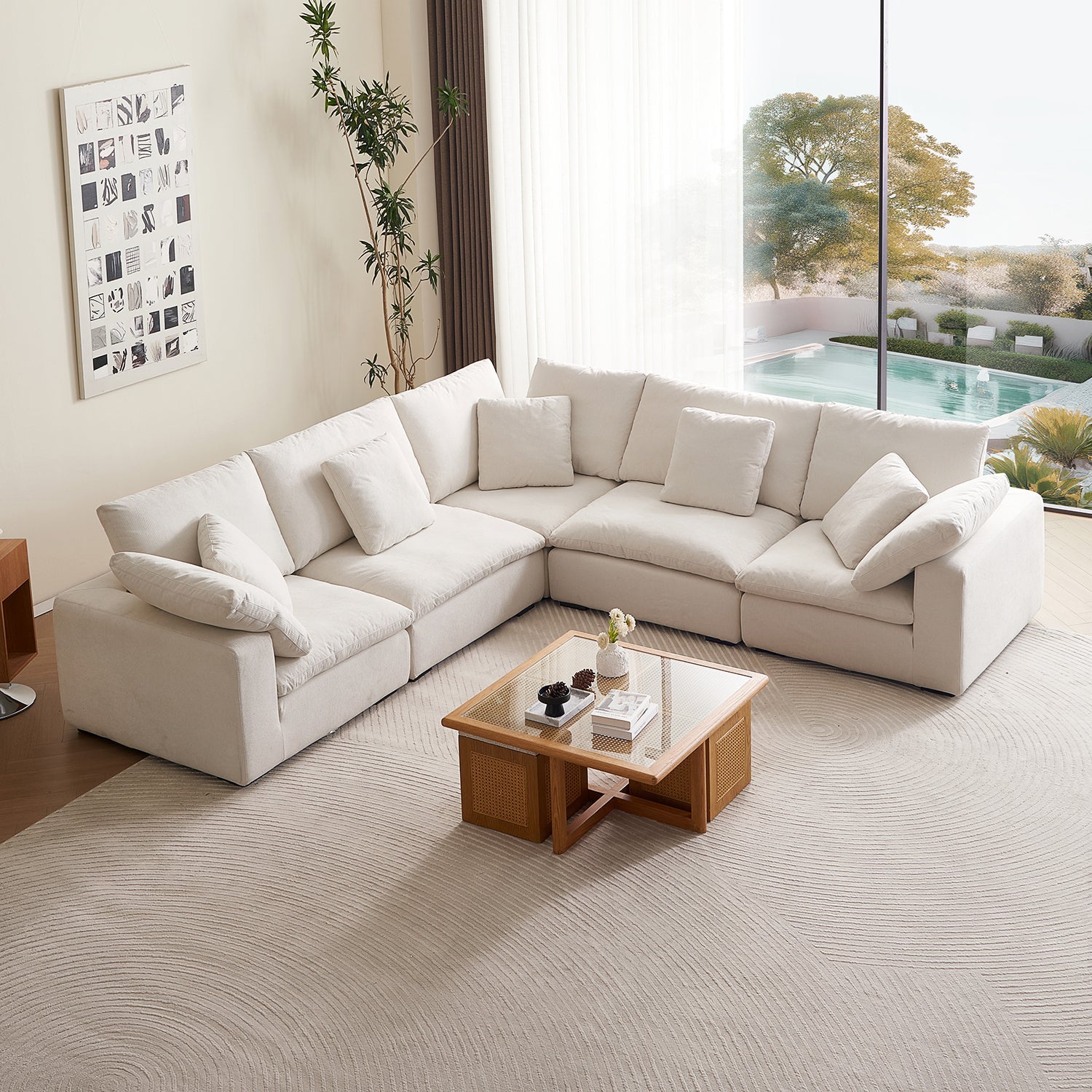 Malibu Cloud L Sectional