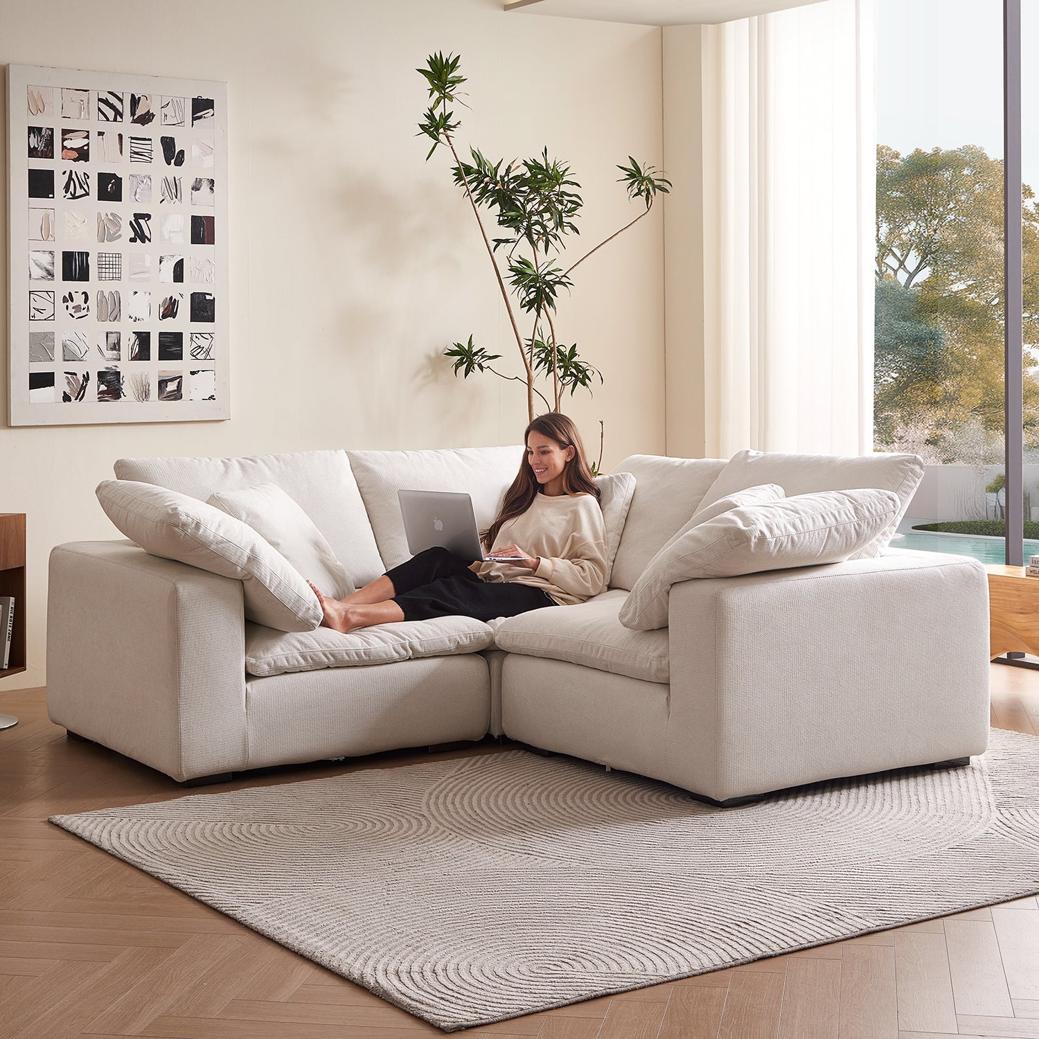 Malibu Cloud L Sectional