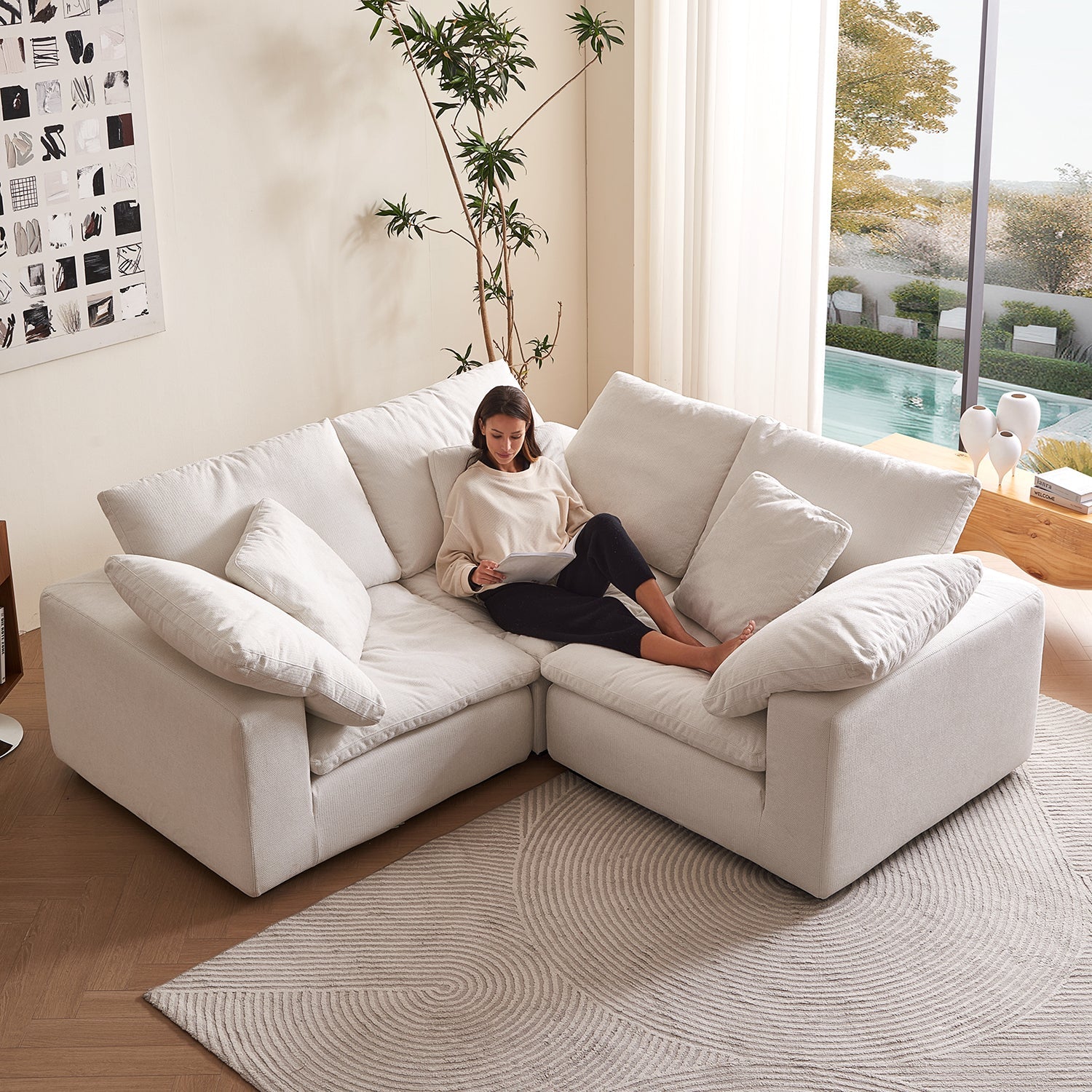 Malibu Cloud L Sectional