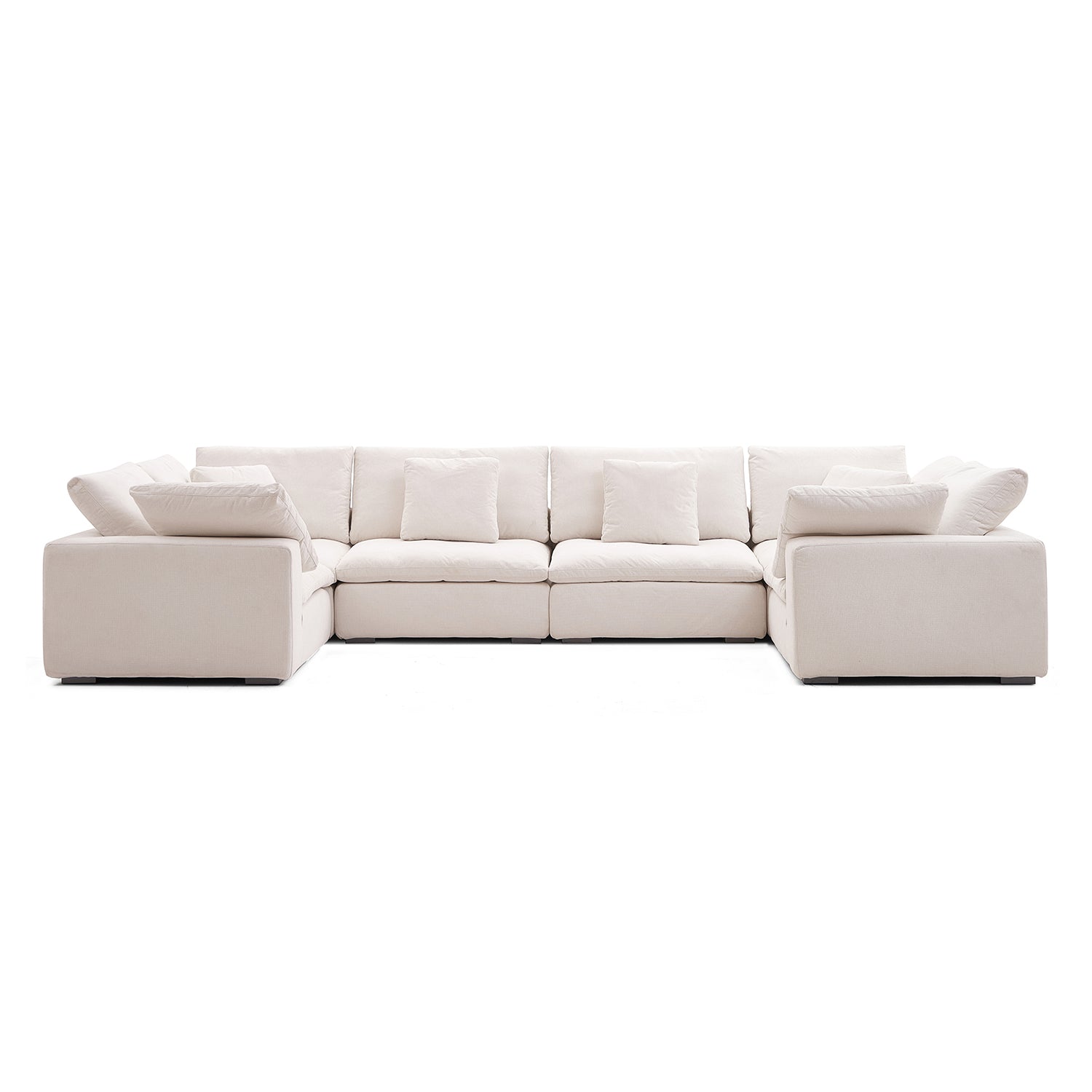 Malibu Cloud U Closed Sectional