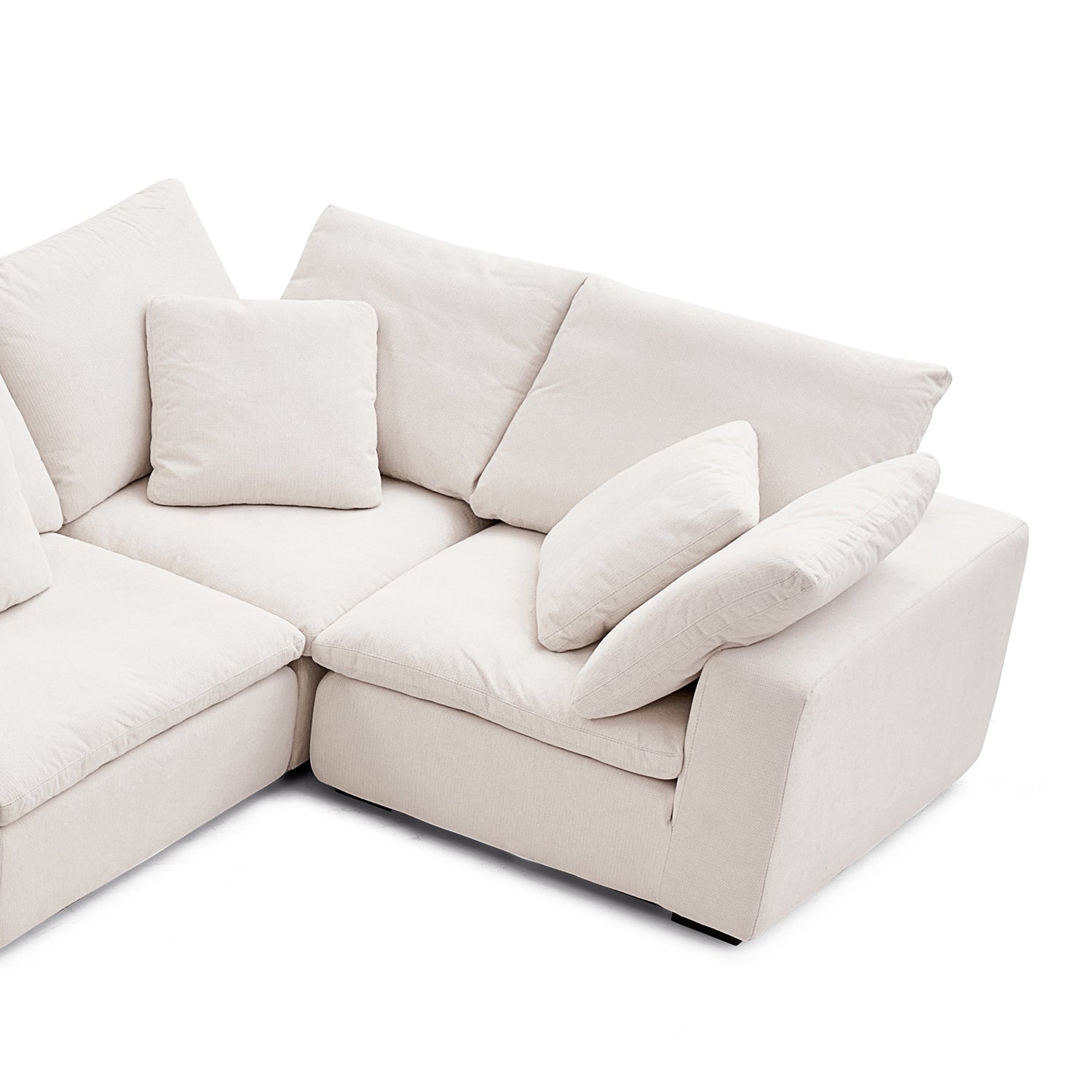 Malibu Cloud U Closed Sectional