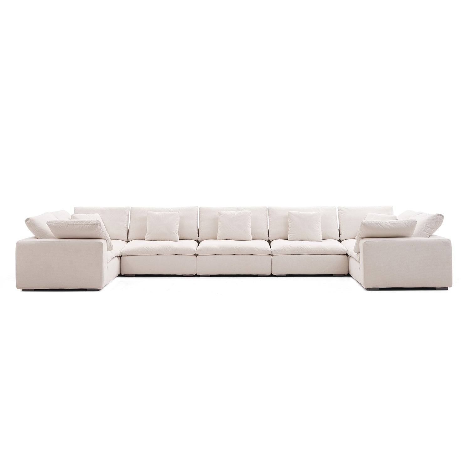 Malibu Cloud U Closed Sectional