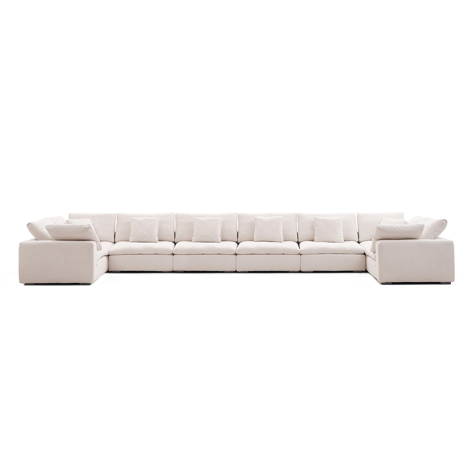 Malibu Cloud U Closed Sectional