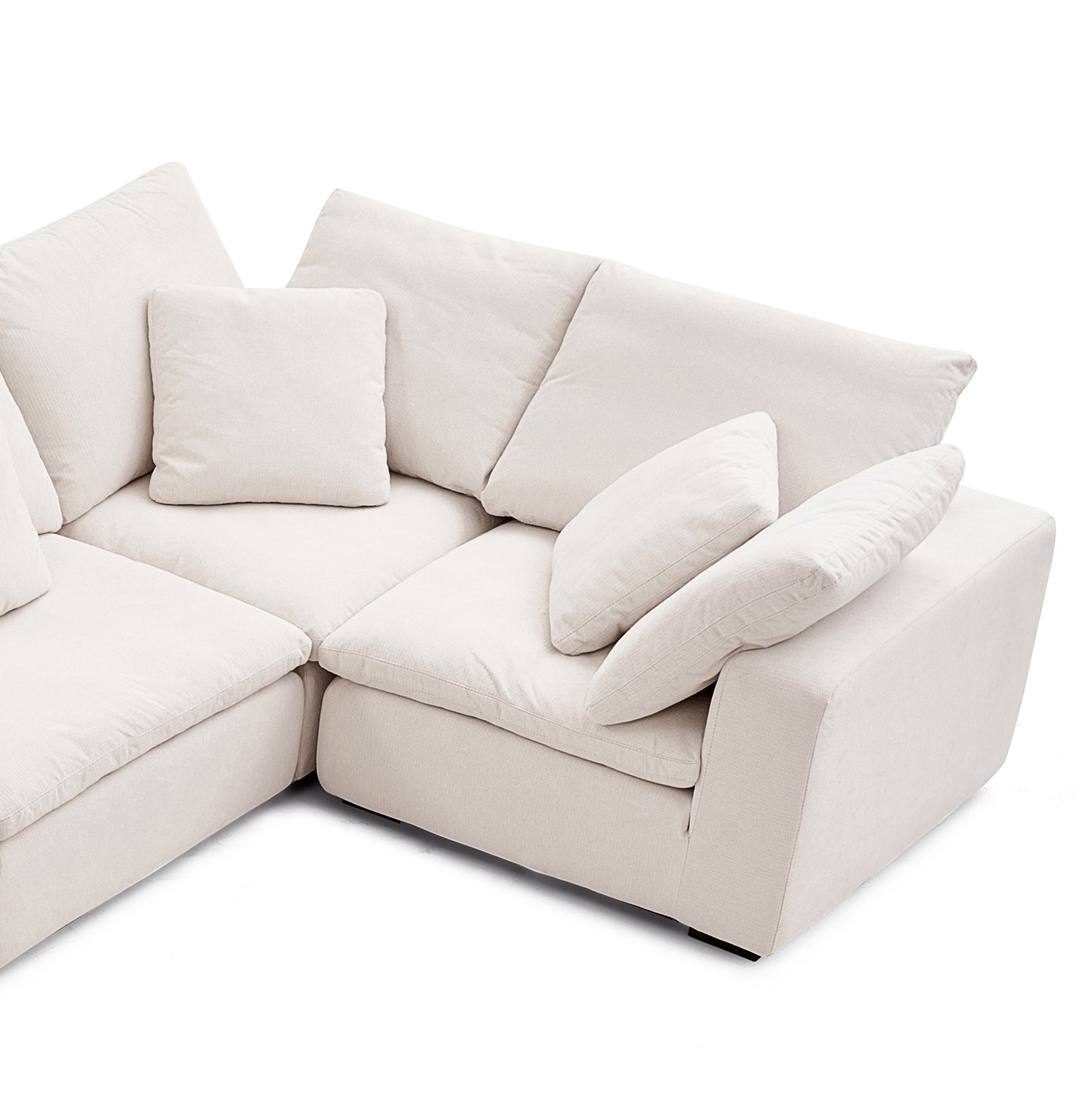 Malibu Cloud U Closed Sectional