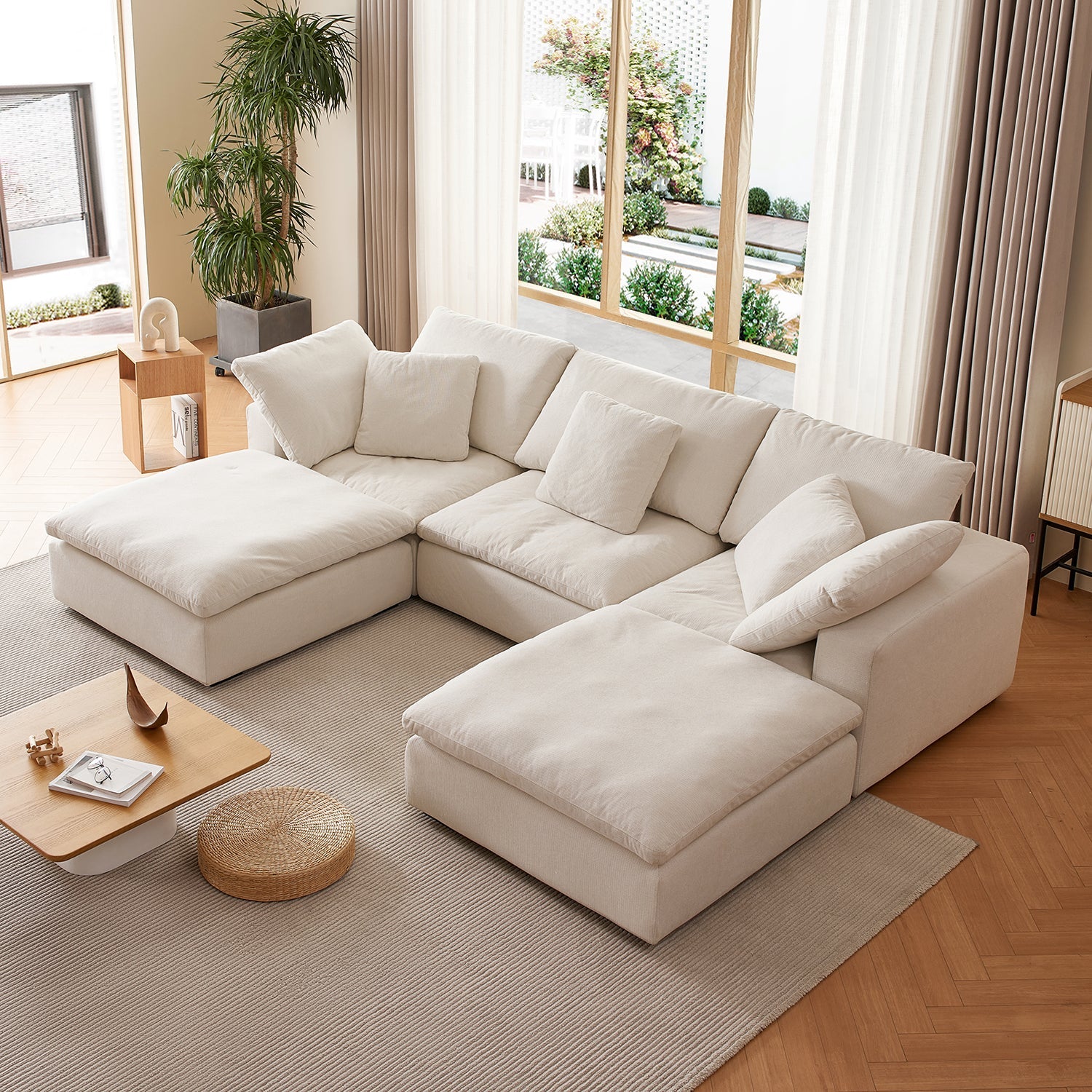 Malibu Cloud U Sectional