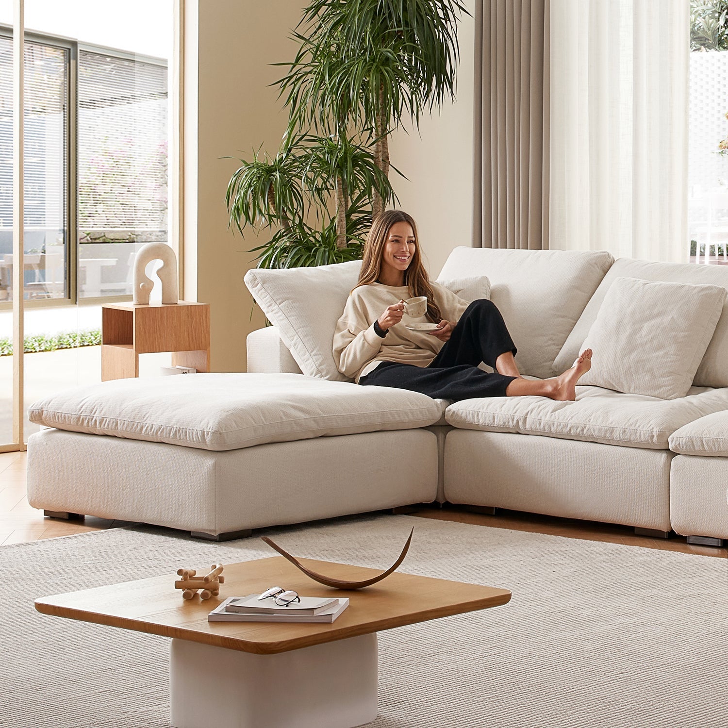 Malibu Cloud U Sectional