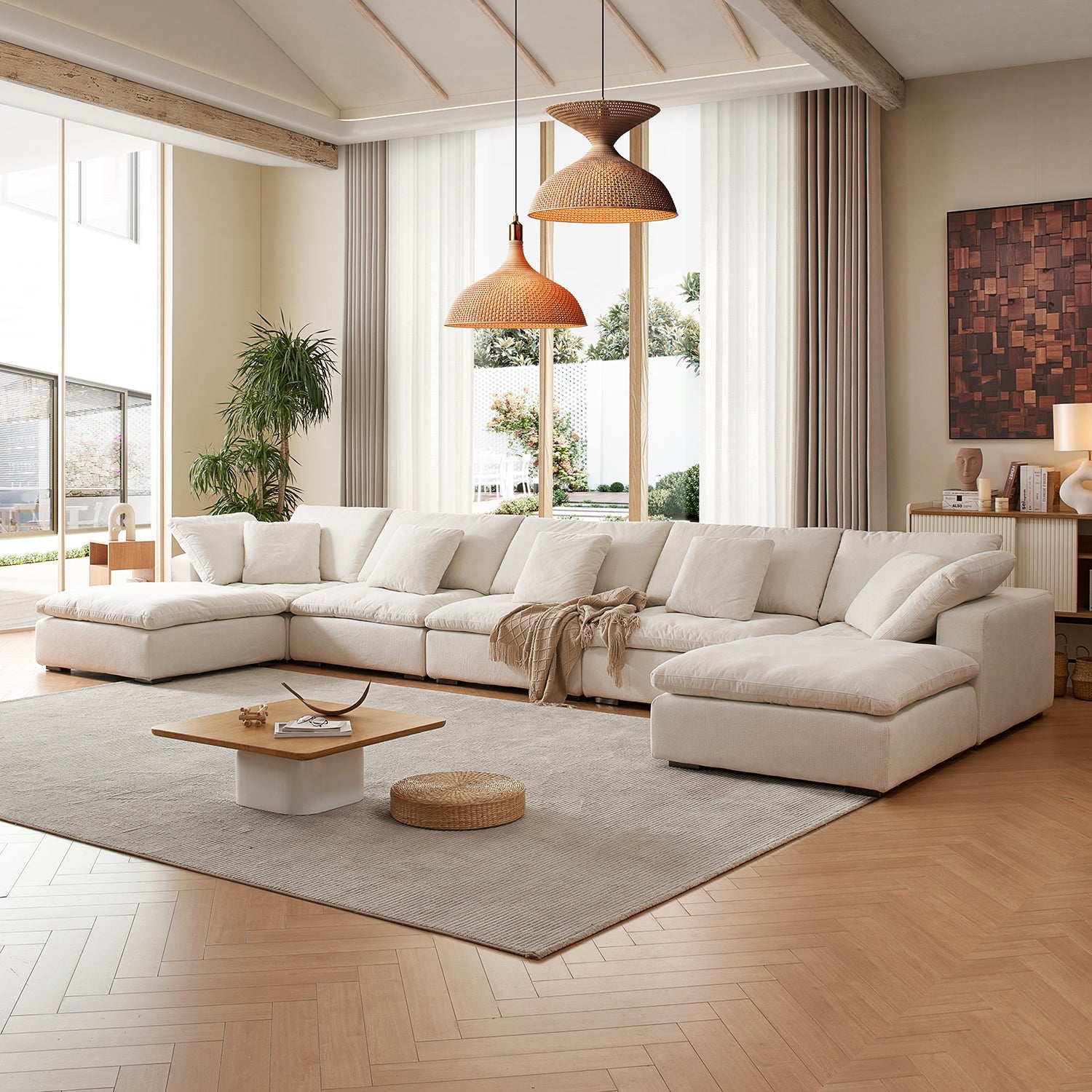 Malibu Cloud U Sectional