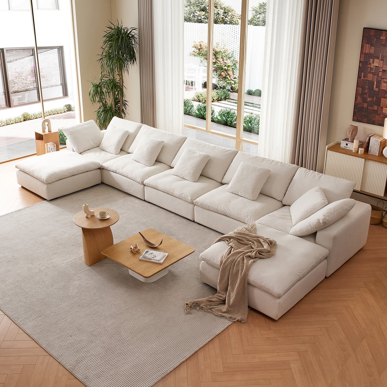 Malibu Cloud U Sectional