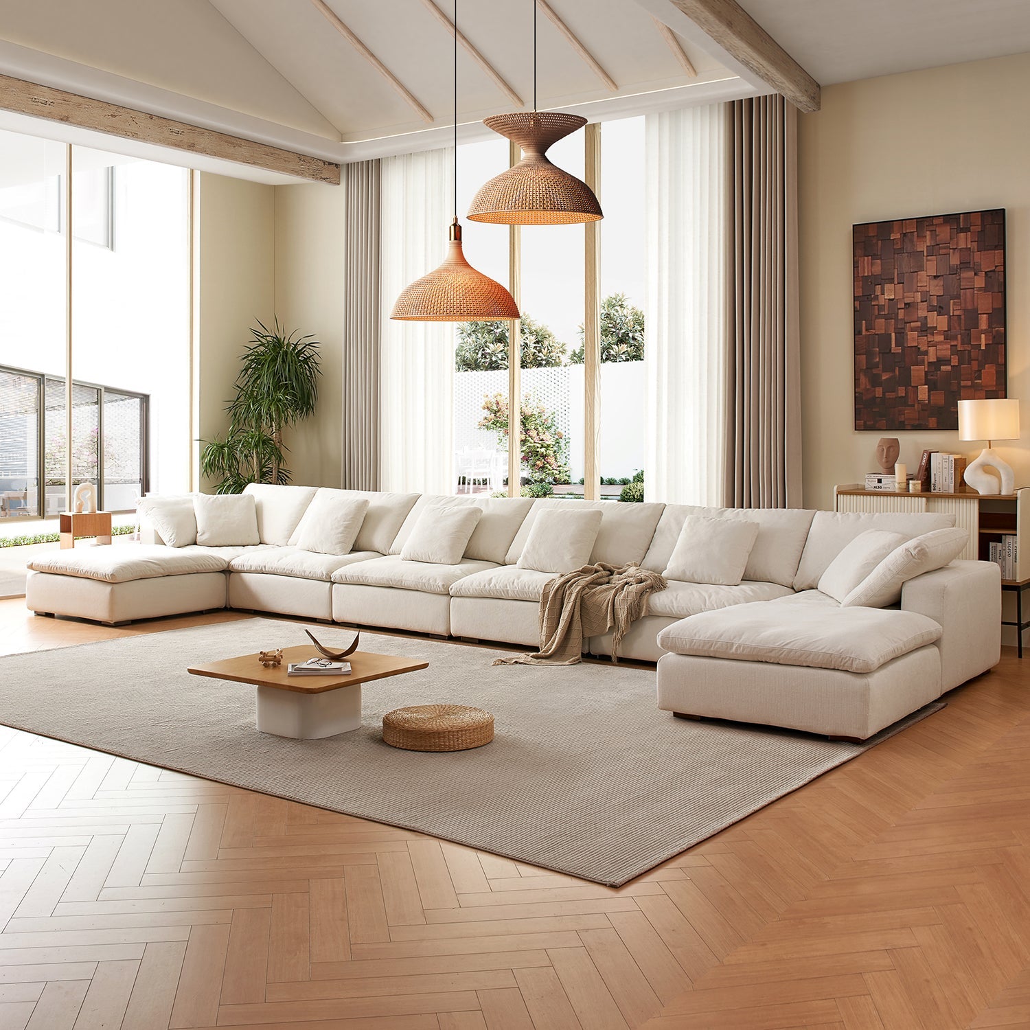 Malibu Cloud U Sectional