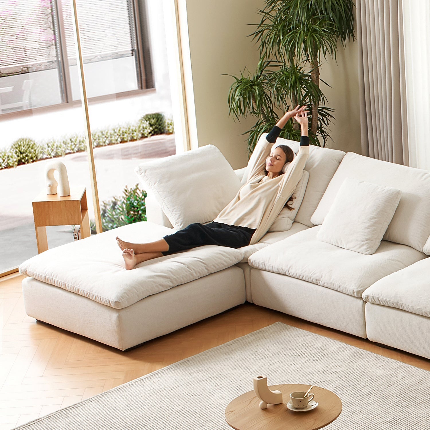 Malibu Cloud U Sectional