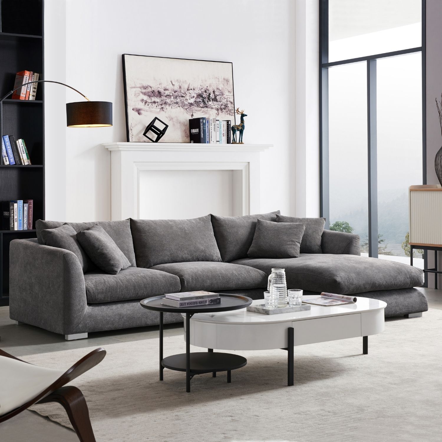 Feathers Sectional Sofa Mario Capasa 