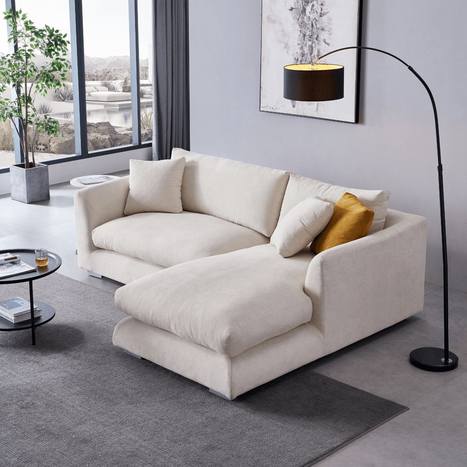 Feathers Sectional Sofa Mario Capasa 