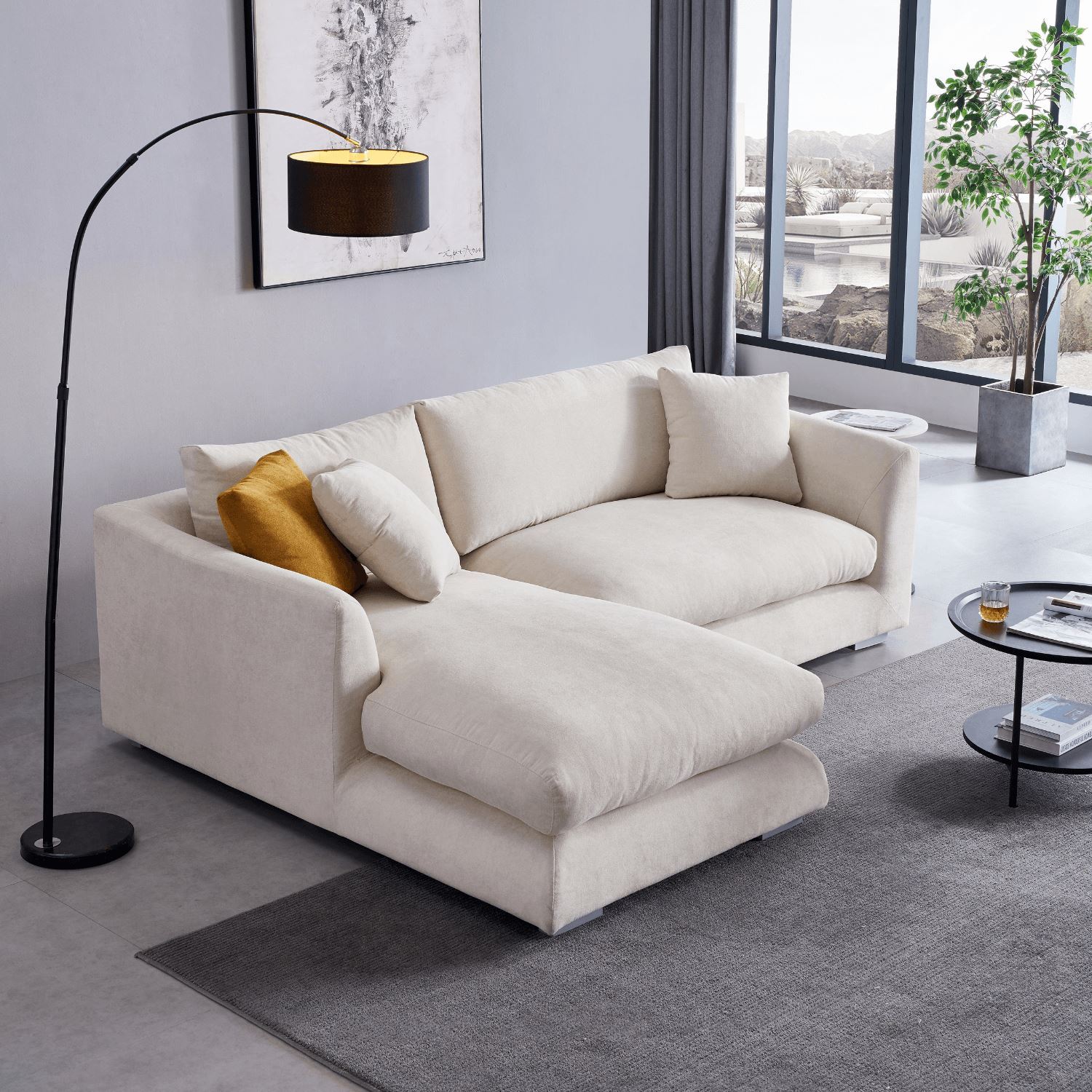 Feathers Sectional Sofa Mario Capasa 