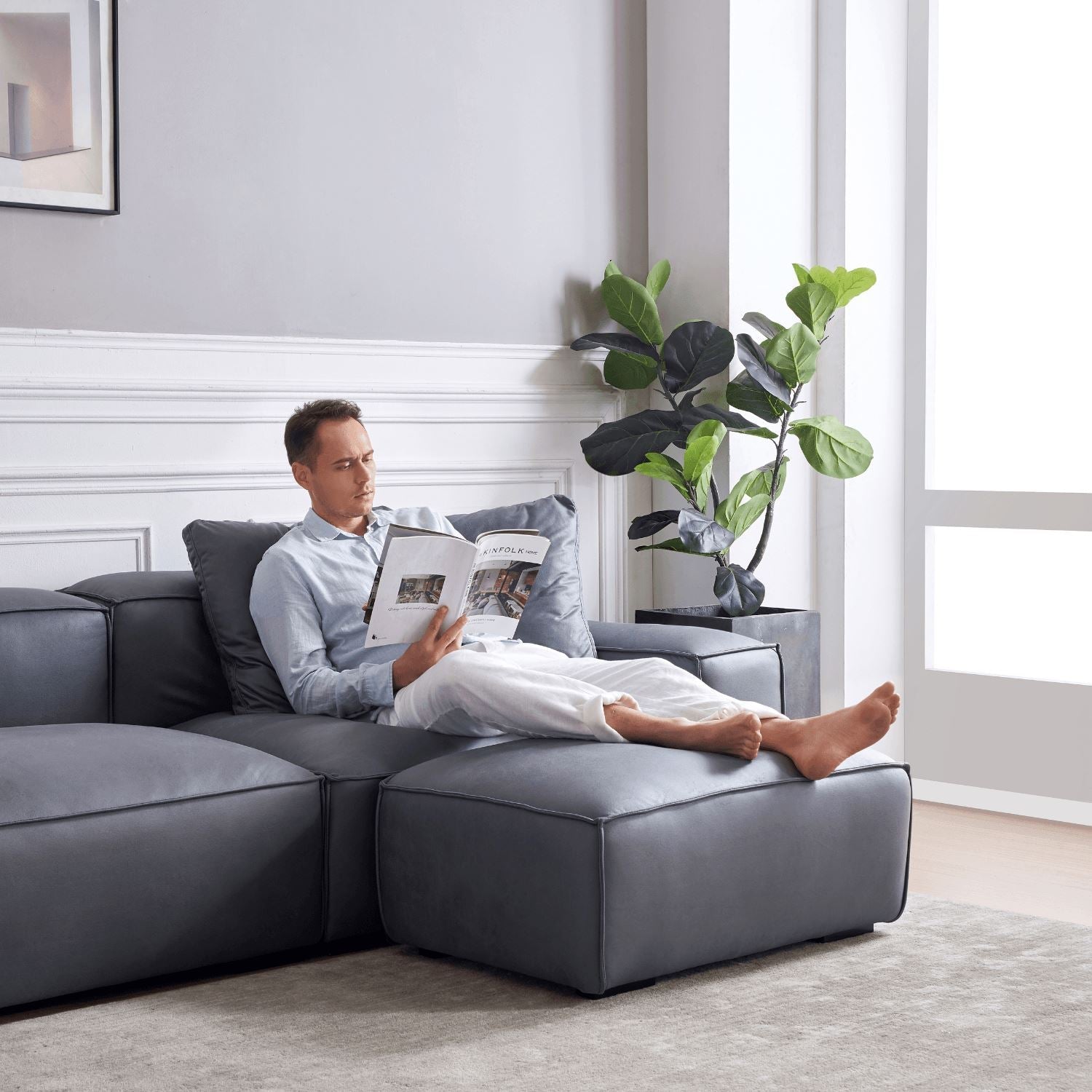 Loft Sofa + Ottoman - Valyou 