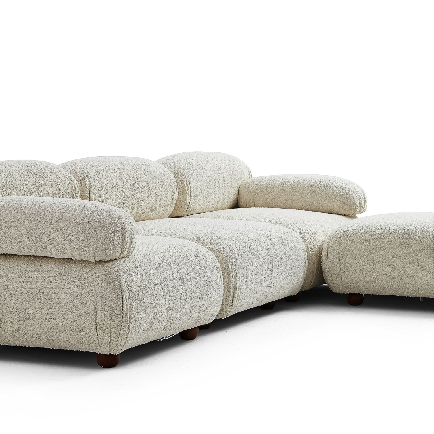 Pebbles Sofa + Ottoman Sofa Milozze 