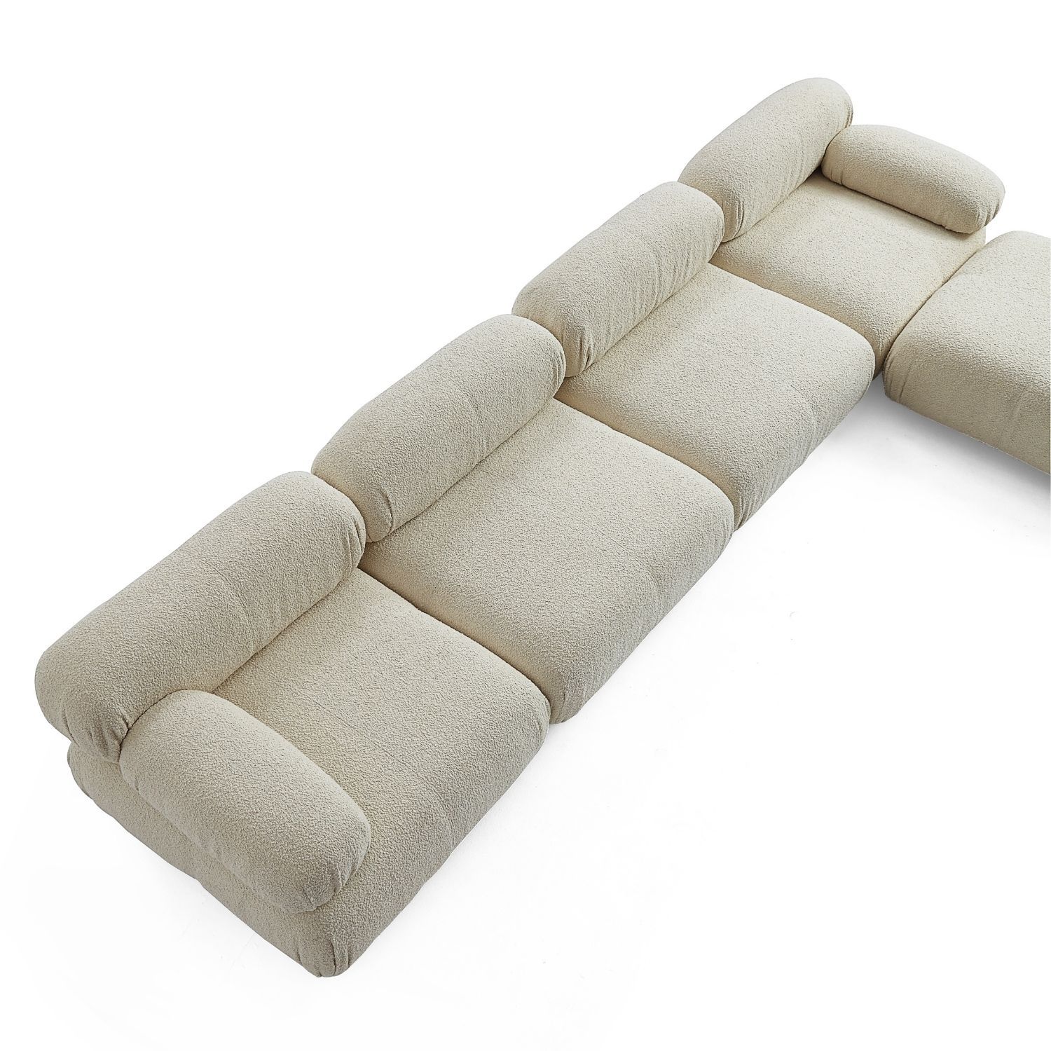 Pebbles Sofa + Ottoman Sofa Milozze 