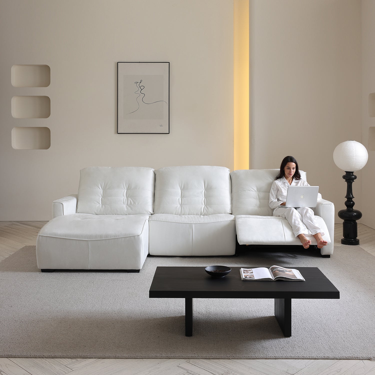 Intimo Recliner Sofa, Recliner, Mario Capasa | Valyou Furniture 