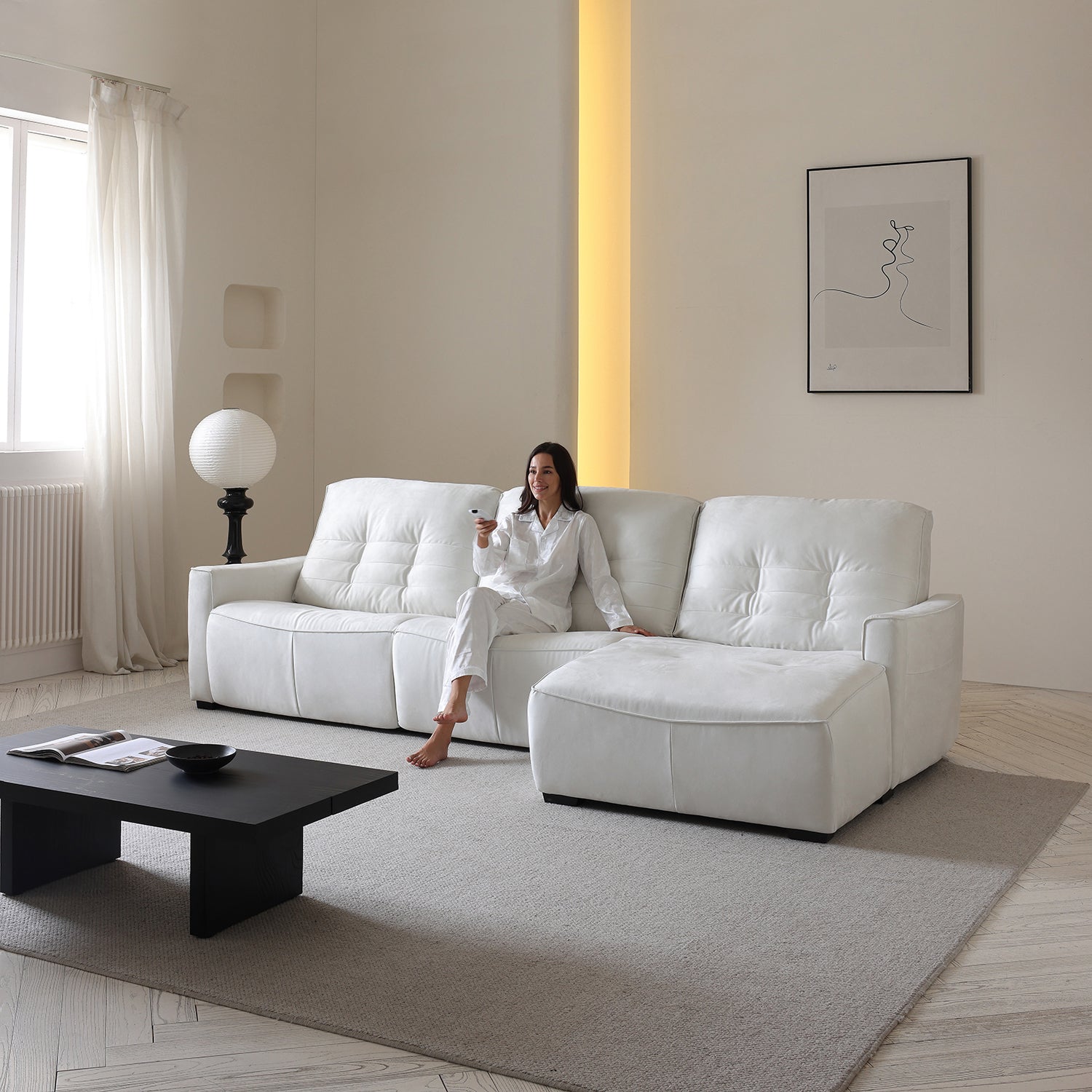 Intimo Recliner Sofa, Recliner, Mario Capasa | Valyou Furniture 