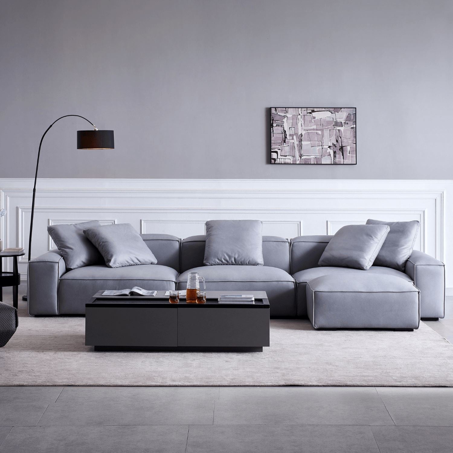 Loft Sofa + Ottoman - Valyou 