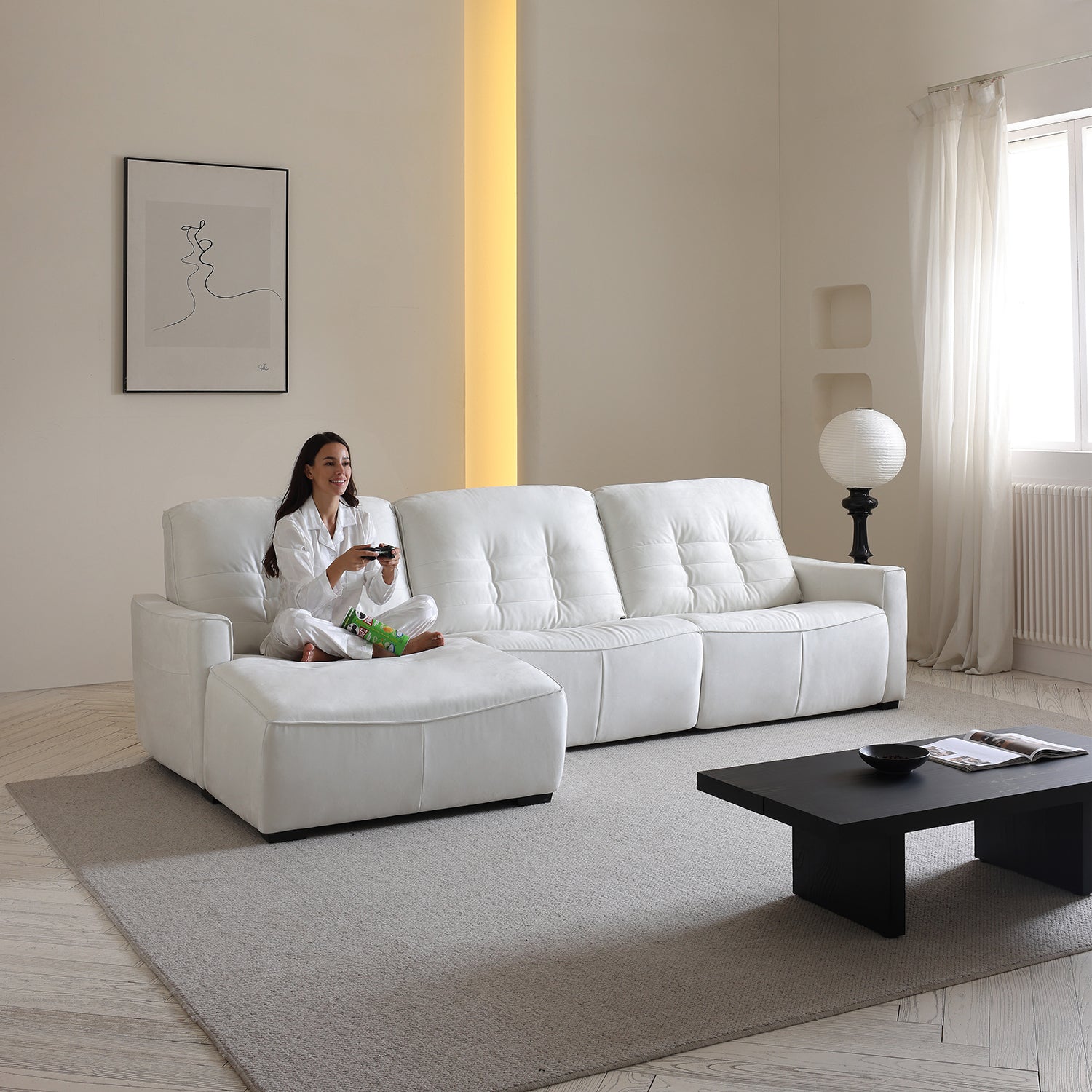 Intimo Recliner Sofa, Recliner, Mario Capasa | Valyou Furniture 