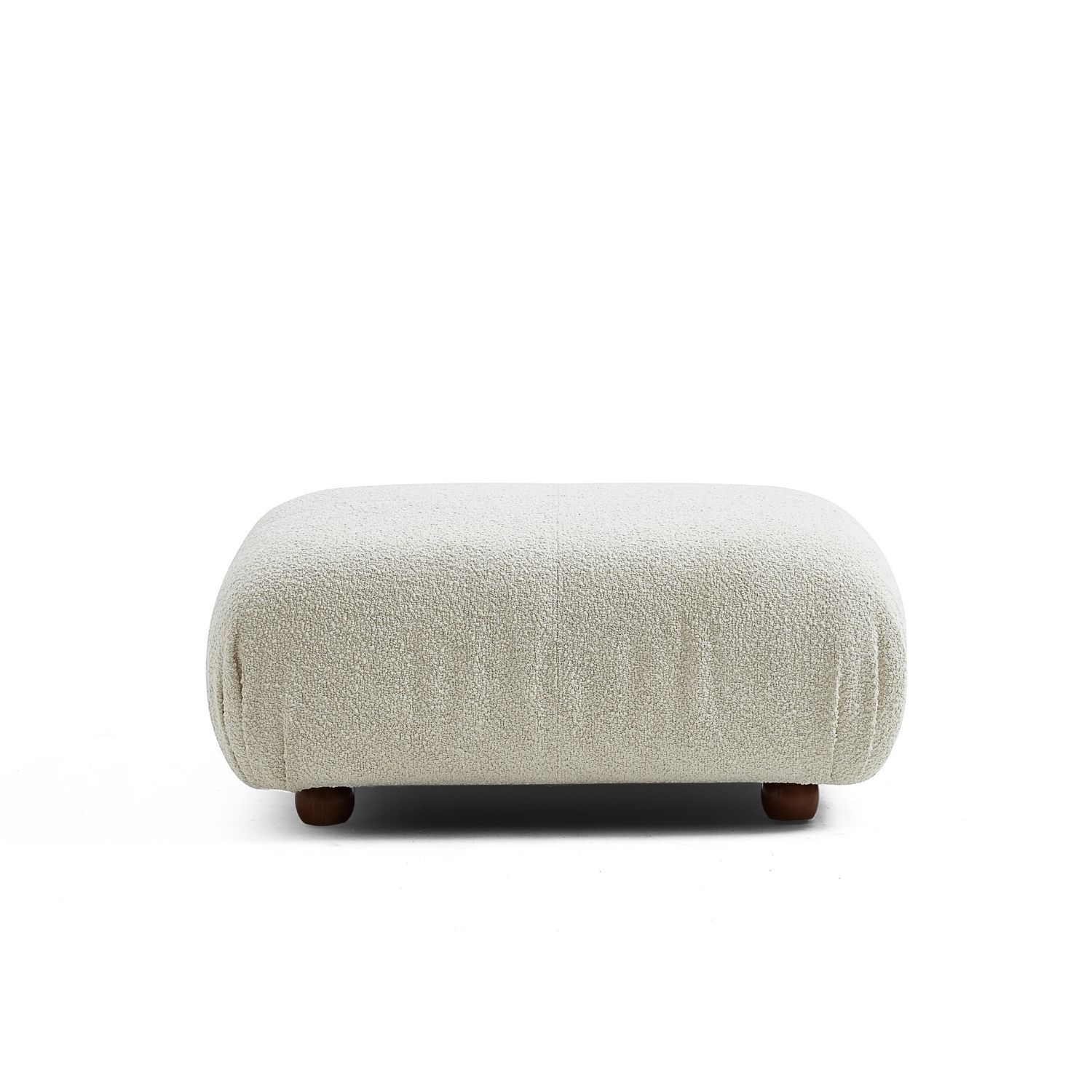 Pebbles Ottoman Sofa Milozze Boucle White Large 