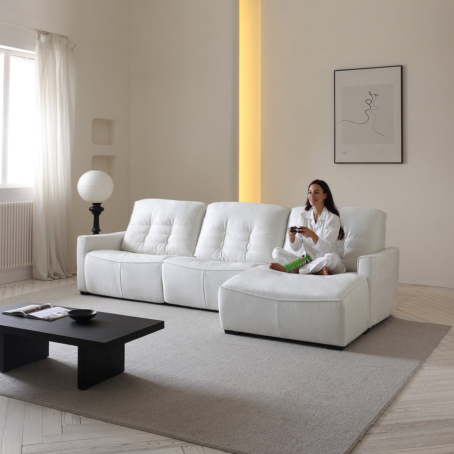 Intimo Recliner Sofa, Recliner, Mario Capasa | Valyou Furniture 