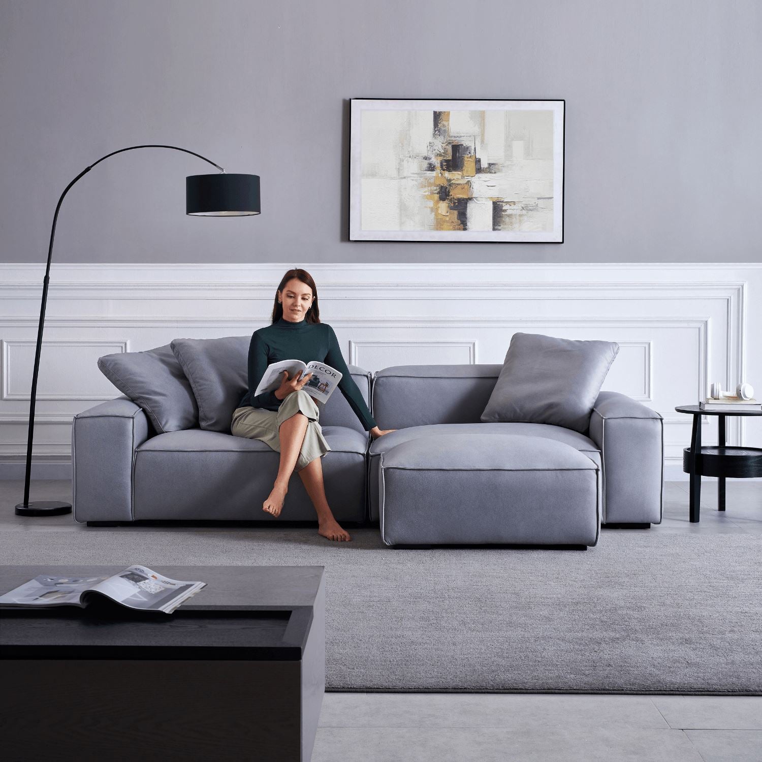 Loft Sofa + Ottoman - Valyou 