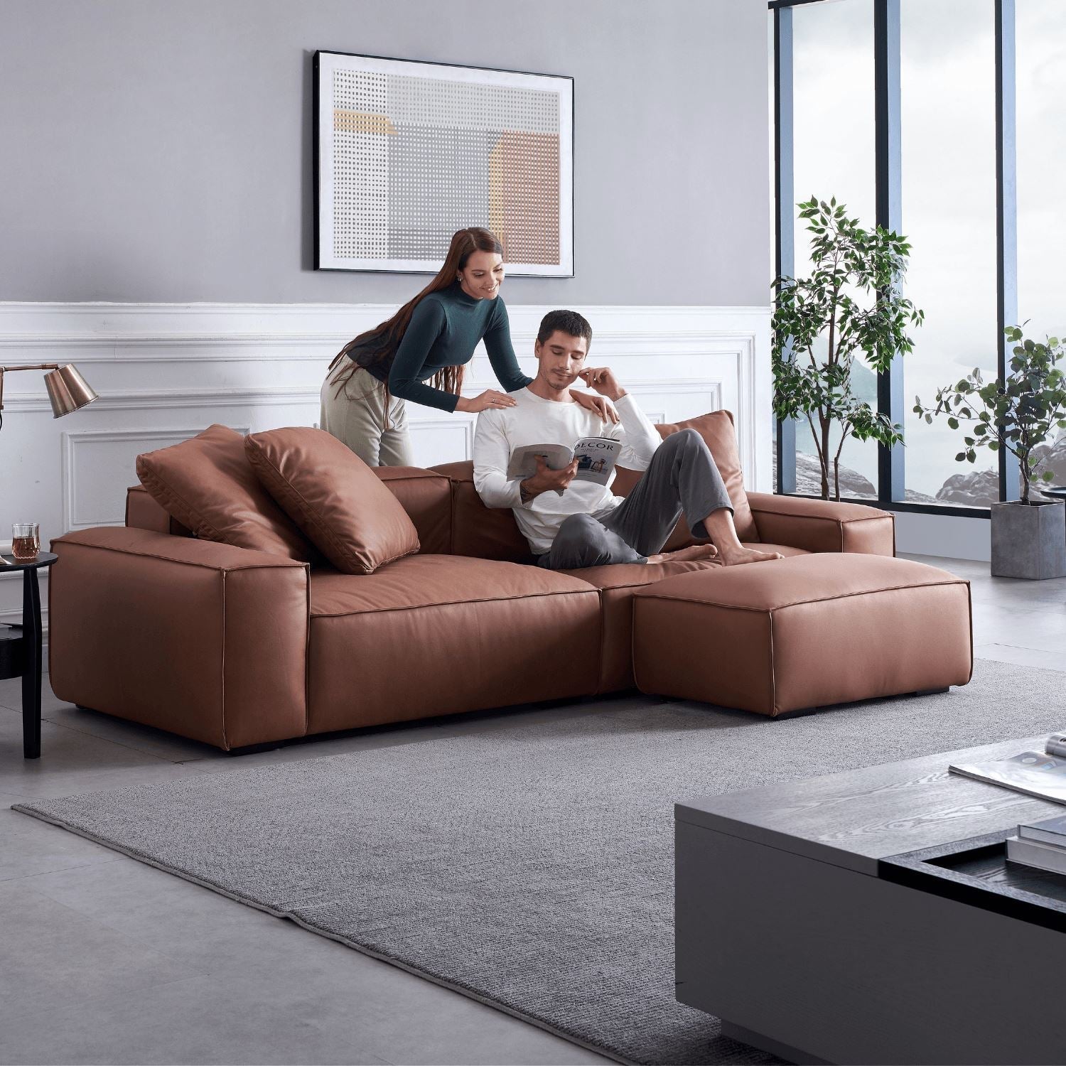 Loft Sofa + Ottoman - Valyou 