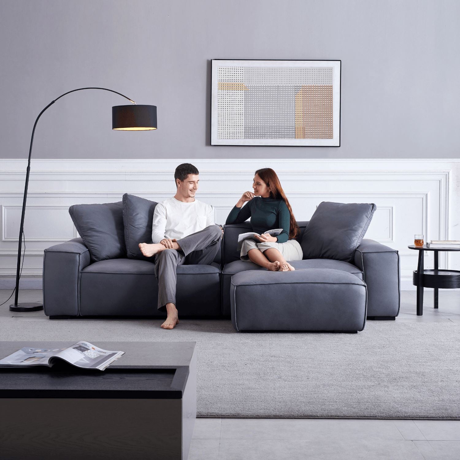 Loft Sofa + Ottoman - Valyou 