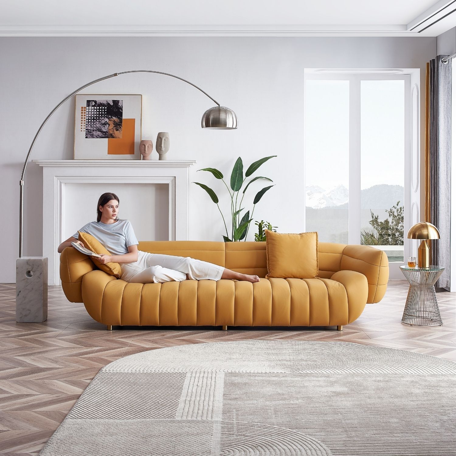 Bambam Sofa Sofa Milozze Yellow 