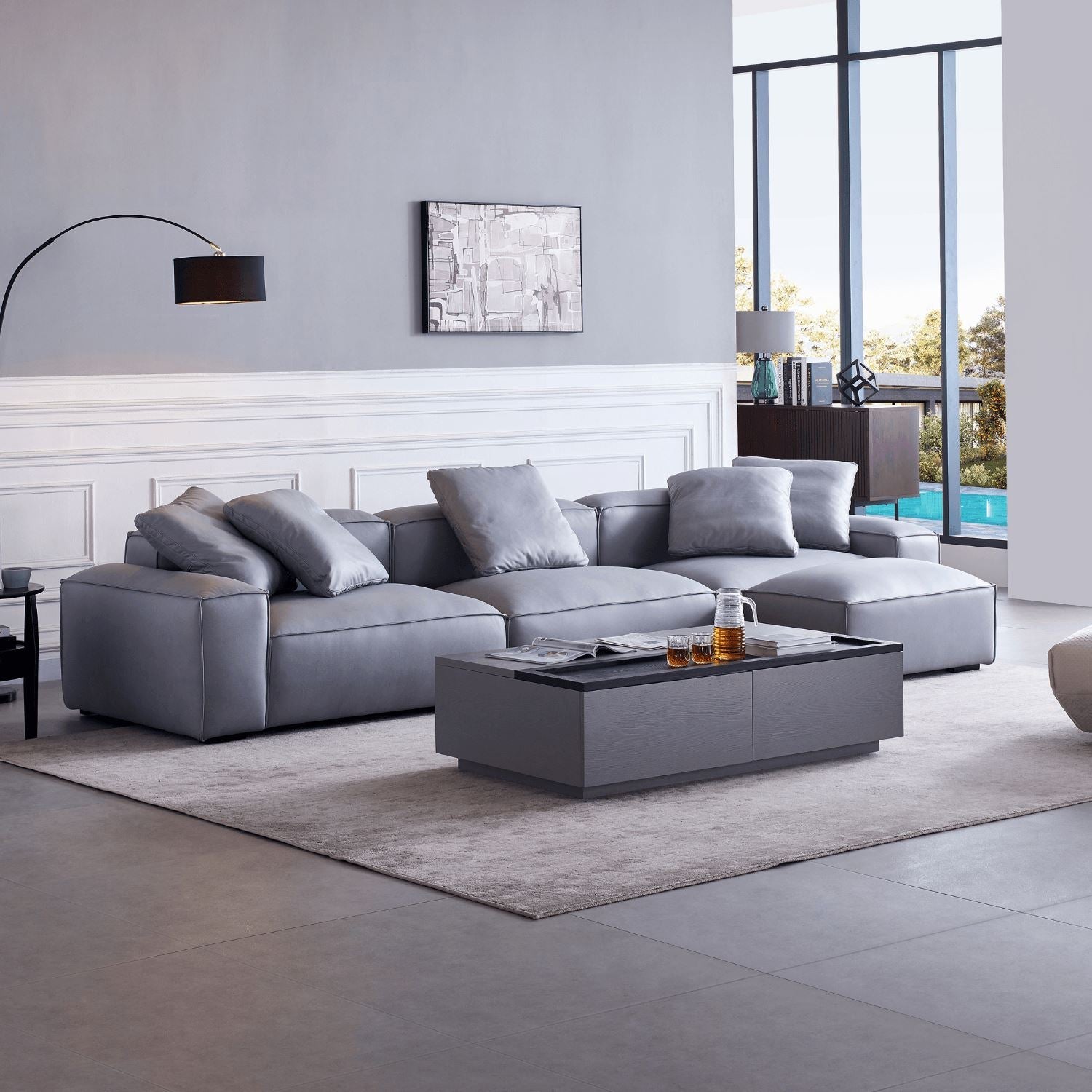 Loft Sofa + Ottoman - Valyou 